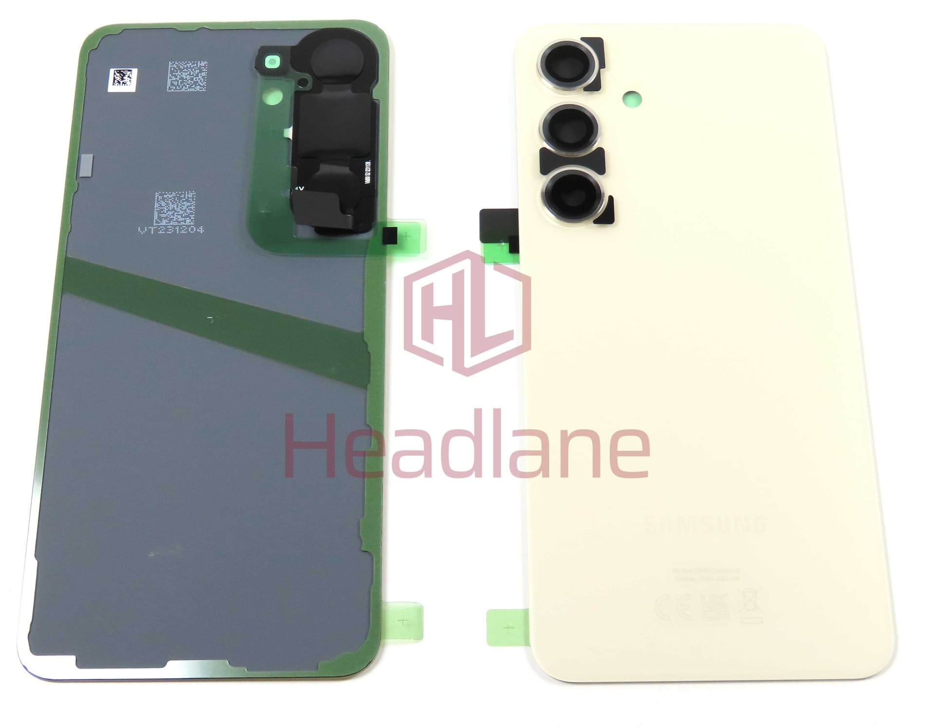 Samsung SM-S921 Galaxy S24 Back / Battery Cover - Amber Yellow - GH82-33101D - Samsung Replacement Part