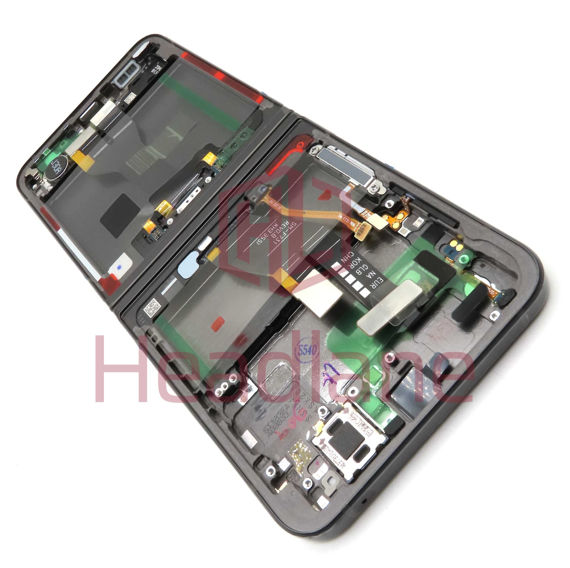 Samsung SM-F731 Galaxy Z Flip5 5G Display Frame - Blue / Green / Grey / Yellow - GH82-33133E