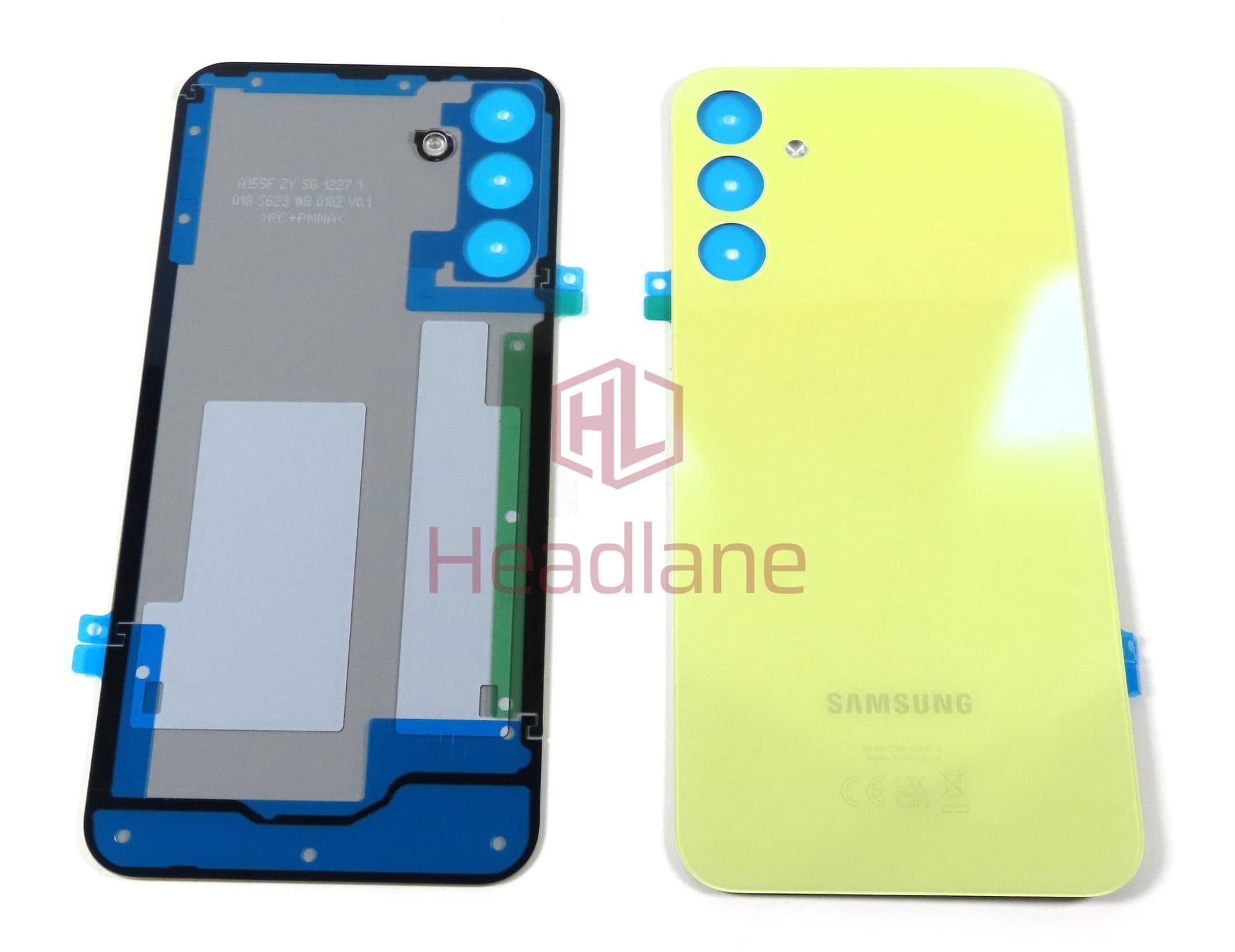 Samsung SM-A155 Galaxy A15 4G Back / Battery Cover - Yellow - GH82-33492G - Samsung Replacement Part