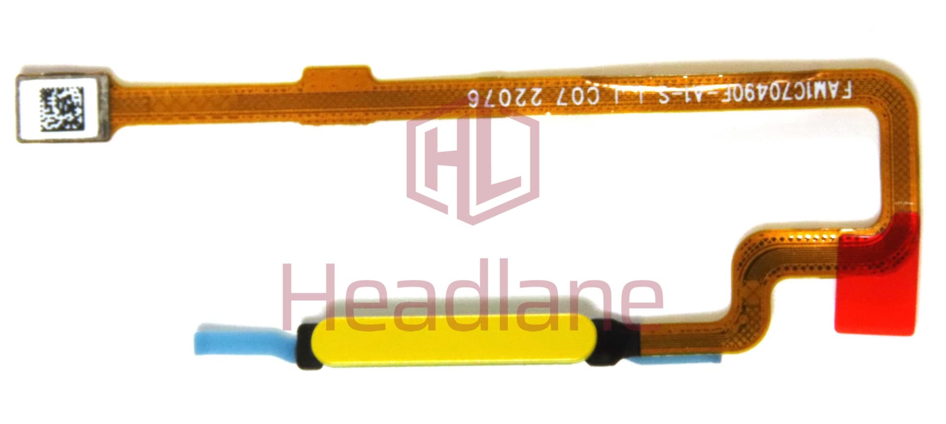 Xiaomi Poco M4 5G Fingerprint Reader / Sensor - Yellow - 49010000AR6G - Xiaomi Replacement Part