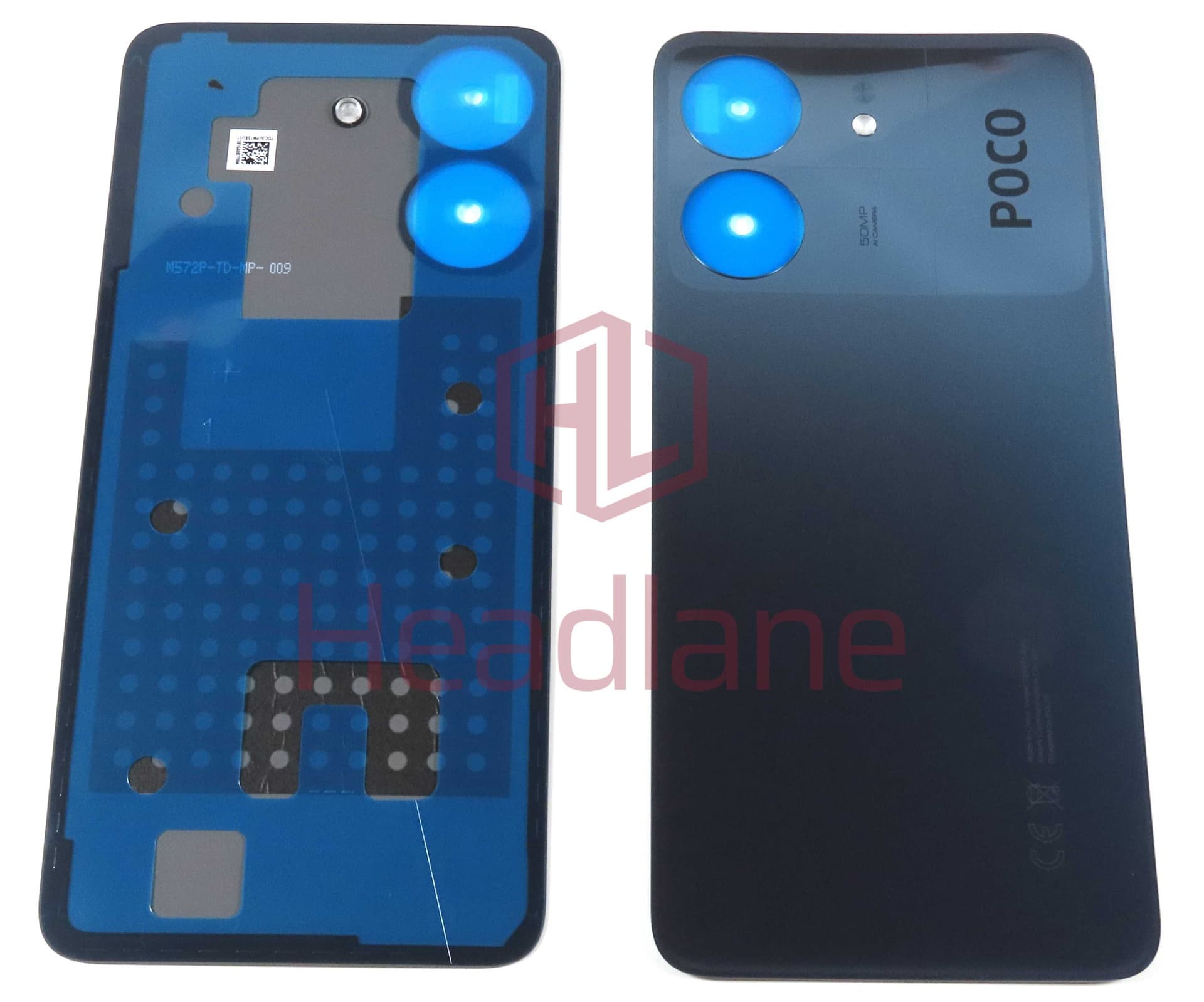 Xiaomi Poco C65 Back / Battery Cover - Dusty Blue - 1610111001480A - Xiaomi Replacement Part