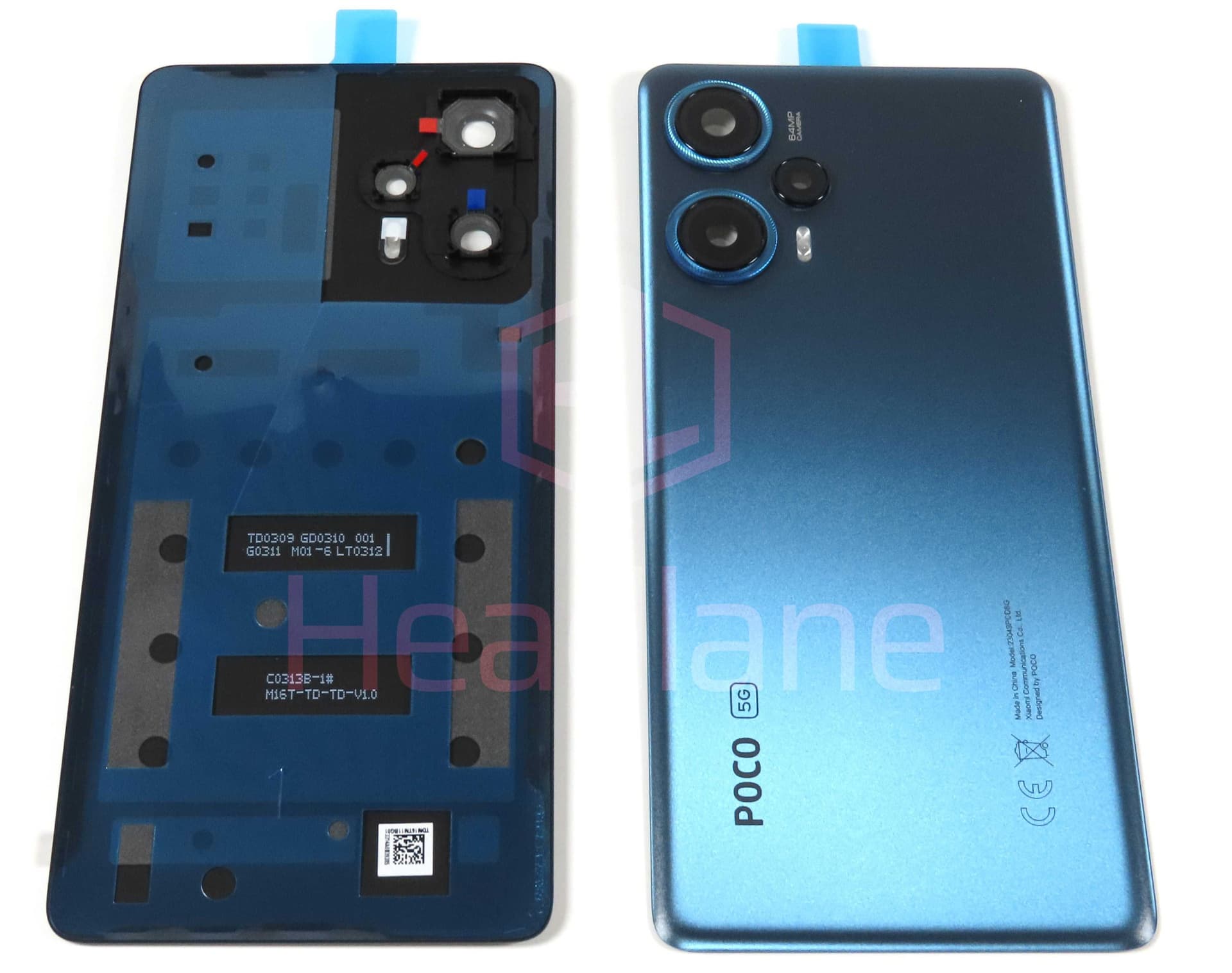 Xiaomi Poco F5 Back / Battery Cover - Green - 560028M16T00 - Xiaomi Replacement Part