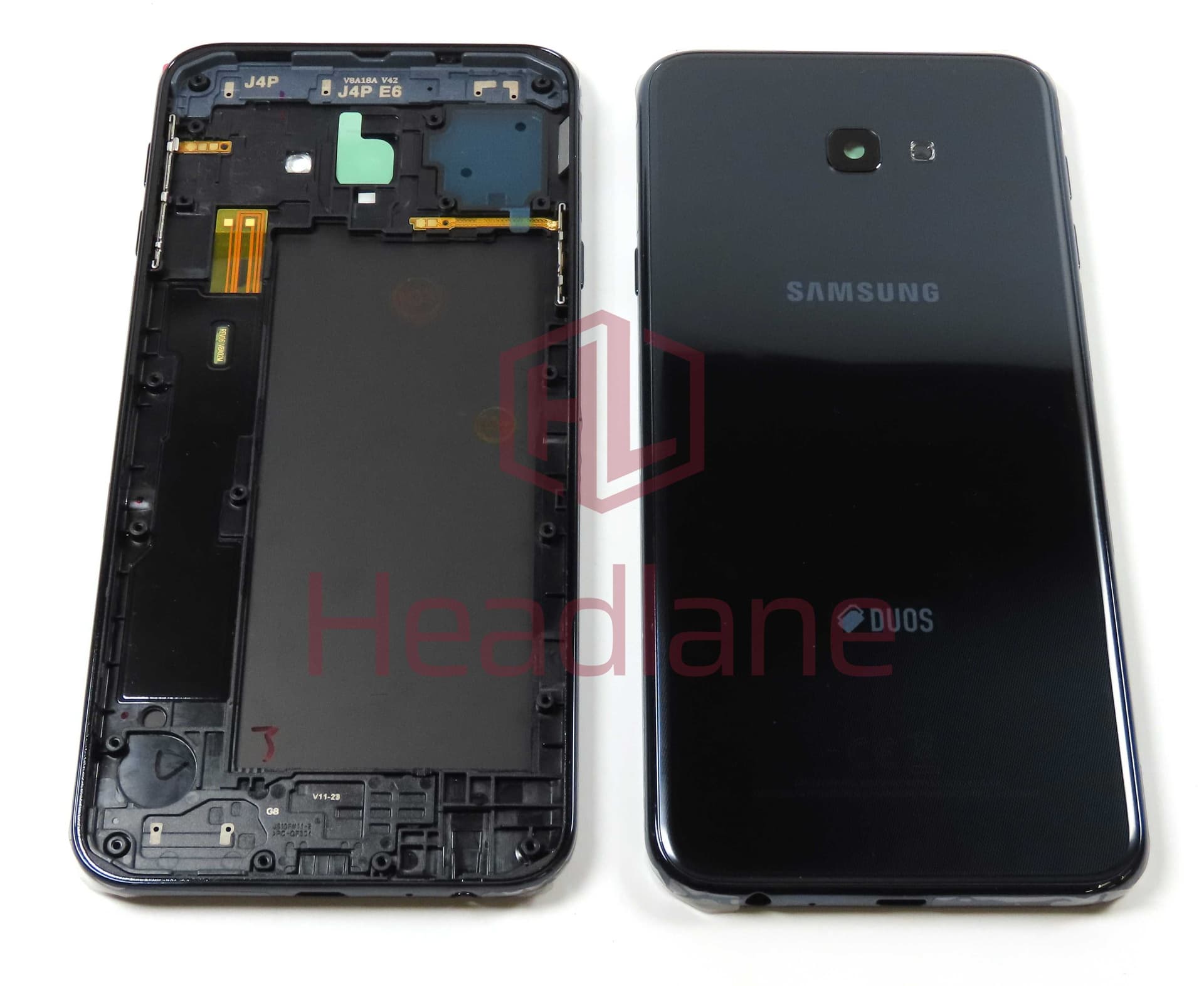 Samsung SM-J415 Galaxy J4+ (2018) Battery / Back Cover - Black (Duos) - GH82-18274A - Samsung Replacement Part