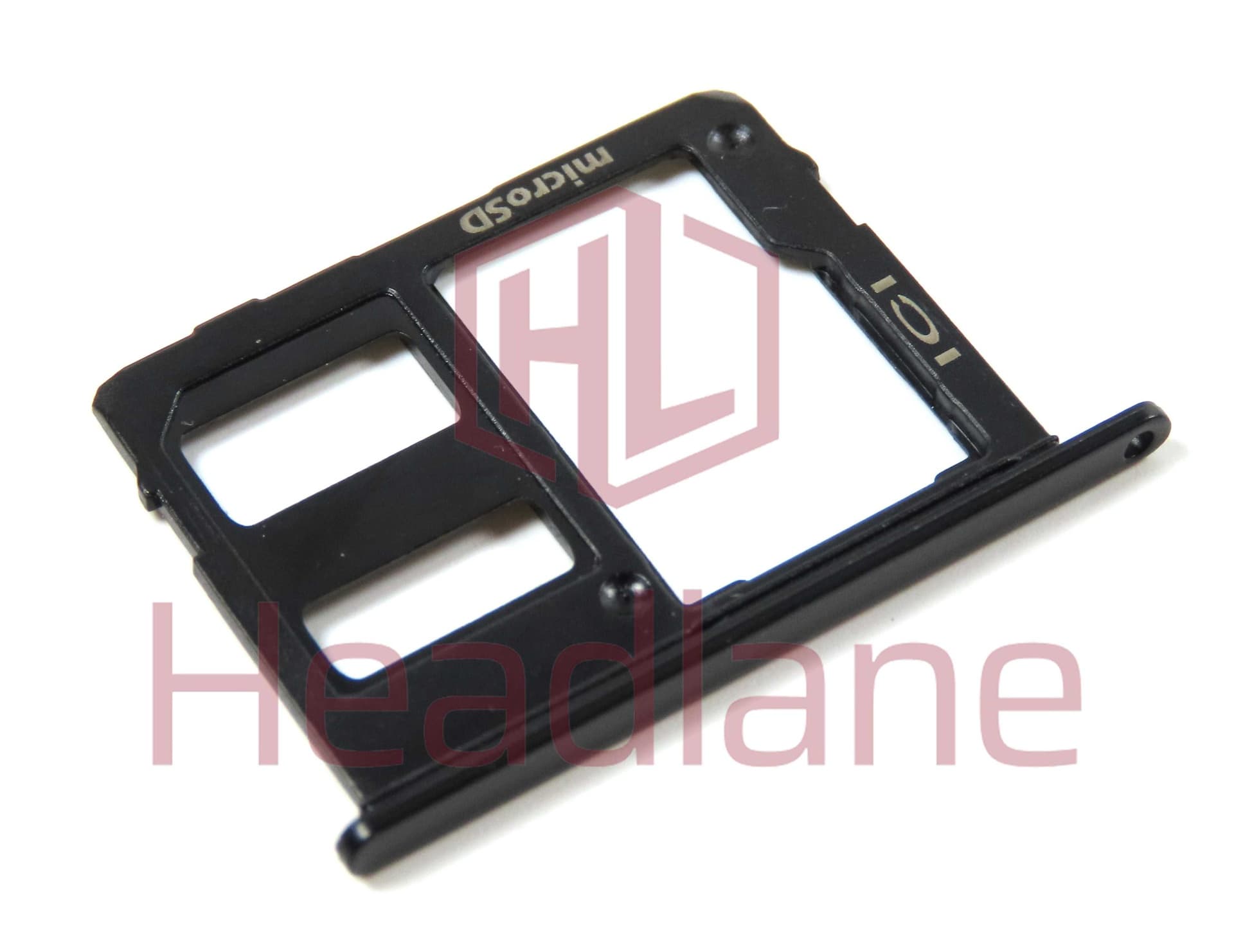 Samsung SM-J600 Galaxy J6 (2018) SIM Card Tray (Dual SIM) - Black - GH63-15696A - Samsung Replacement Part