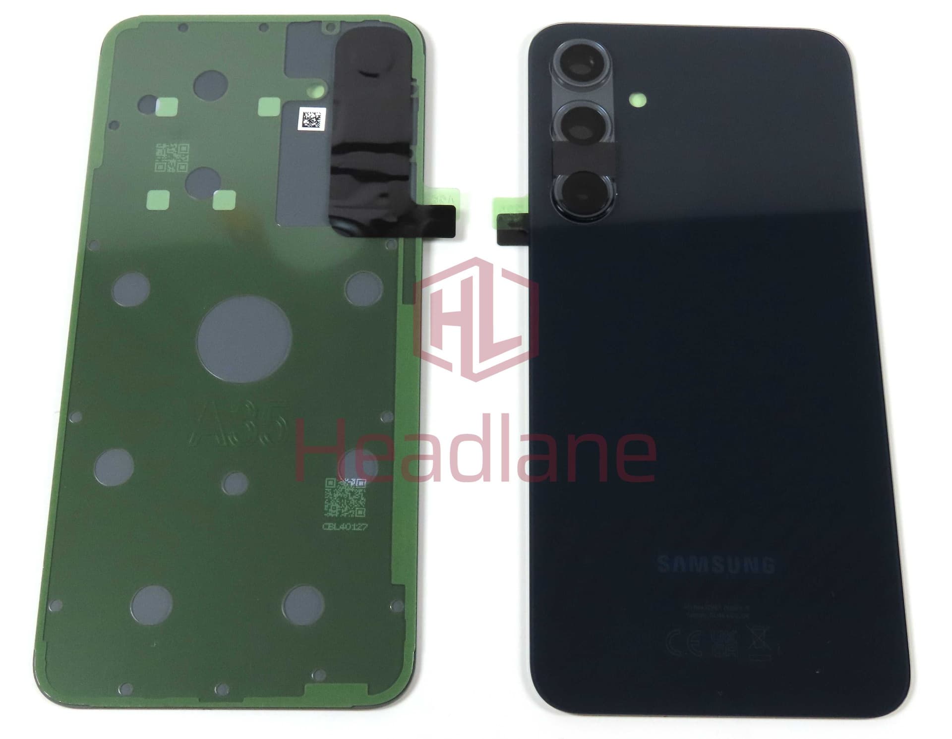 Samsung SM-A356 Galaxy A35 5G Back / Battery Cover - Black (Awesome Navy) - GH82-33986A - Samsung Replacement Part