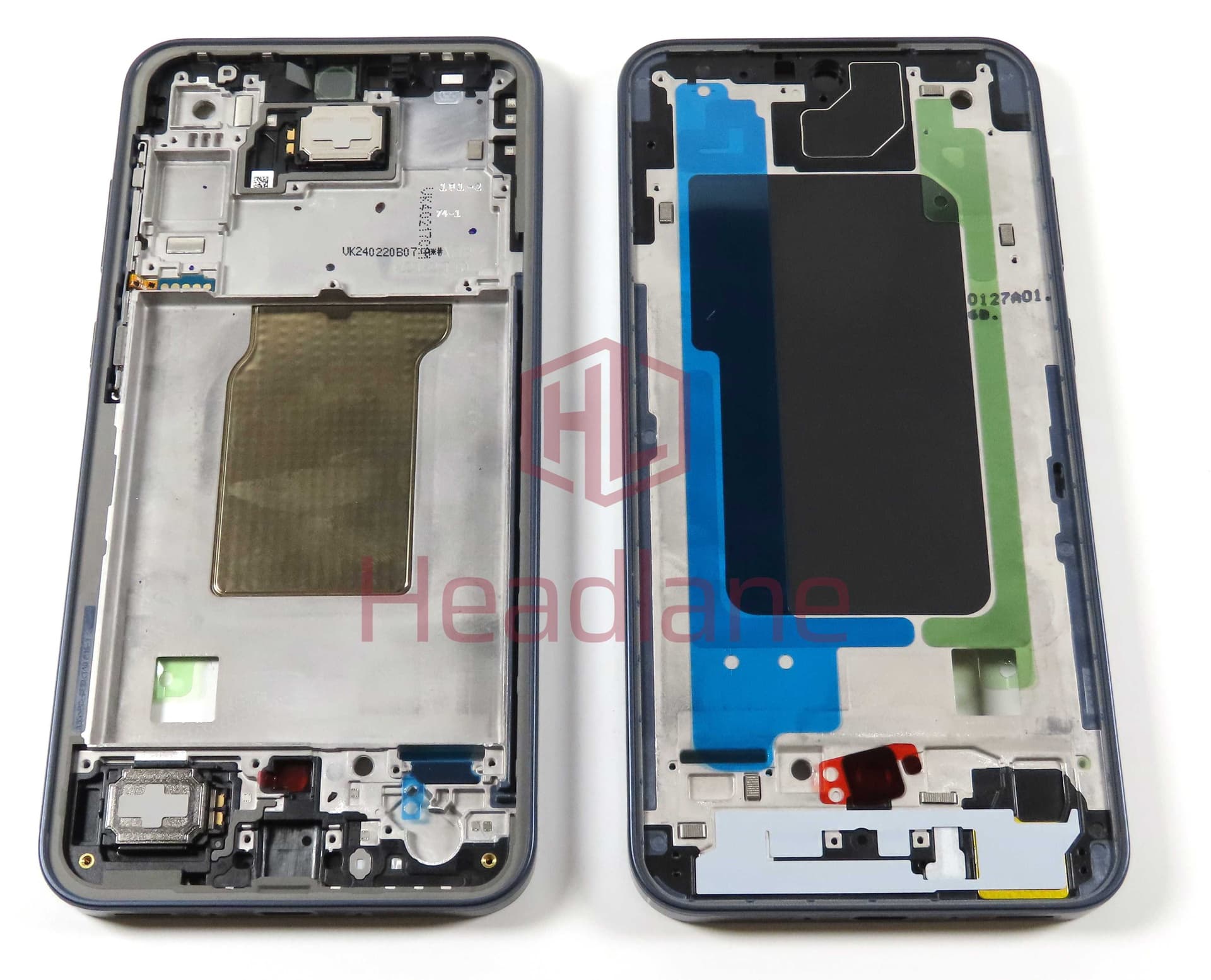 Samsung SM-A356 Galaxy A35 5G Display Frame - Black (Awesome Navy) - GH82-34225A - Samsung Replacement Part