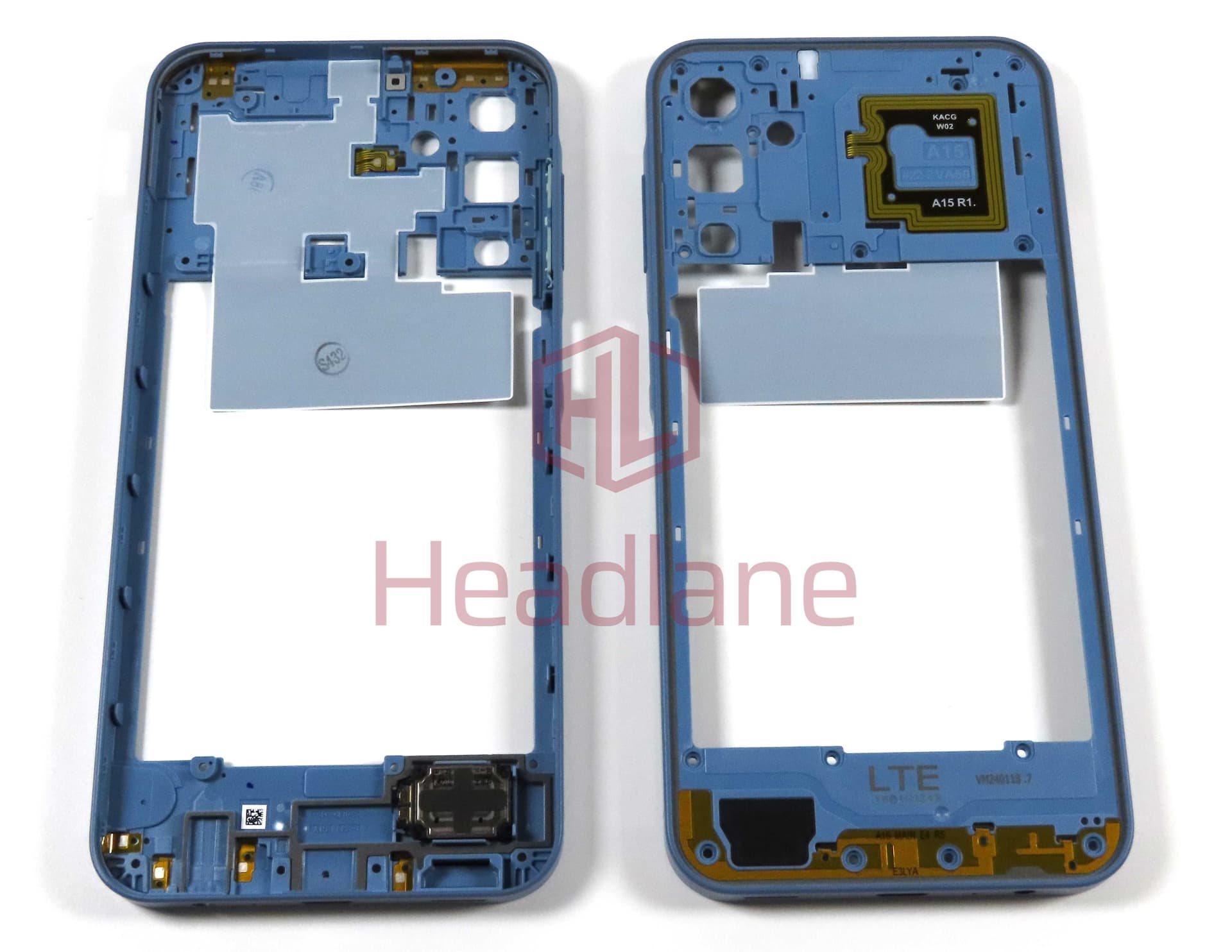 Samsung SM-A155 Galaxy A15 4G Middle Cover / Chassis - Blue - GH82-33647H - Samsung Replacement Part