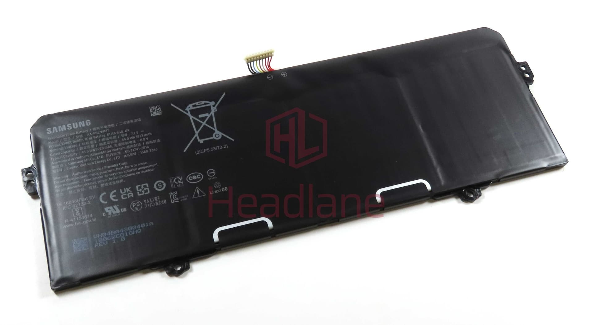 Samsung XE520QEA Galaxy Chromebook2 360 12.4" AA-PBLN4MT 44Wh Internal Battery - BA43-00401A - Samsung Replacement Part