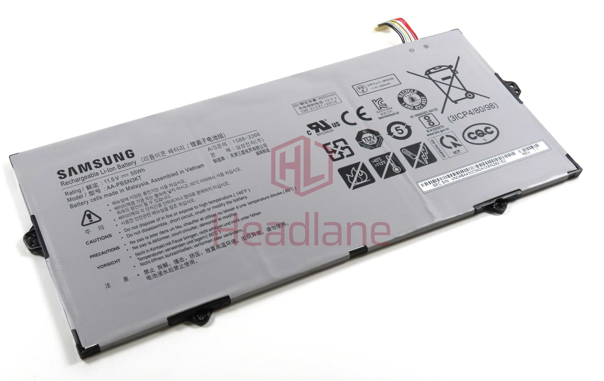 Samsung NP730XBE Notebook7 13.3" AA-PBSN3KT 55Wh Internal Battery - BA43-00392A - Samsung Replacement Part