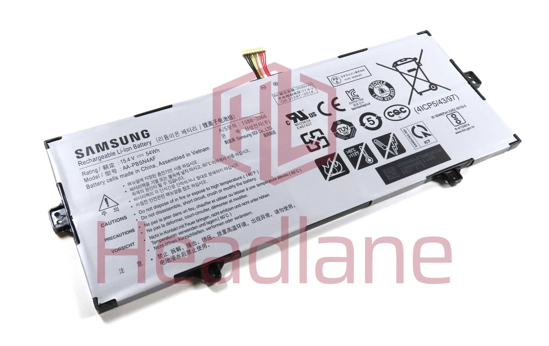 Samsung NP750XDA NP755XDA Galaxy Book 15" /4G AA-PBSN4F 54Wh Internal Battery - BA43-00391A - Samsung Replacement Part