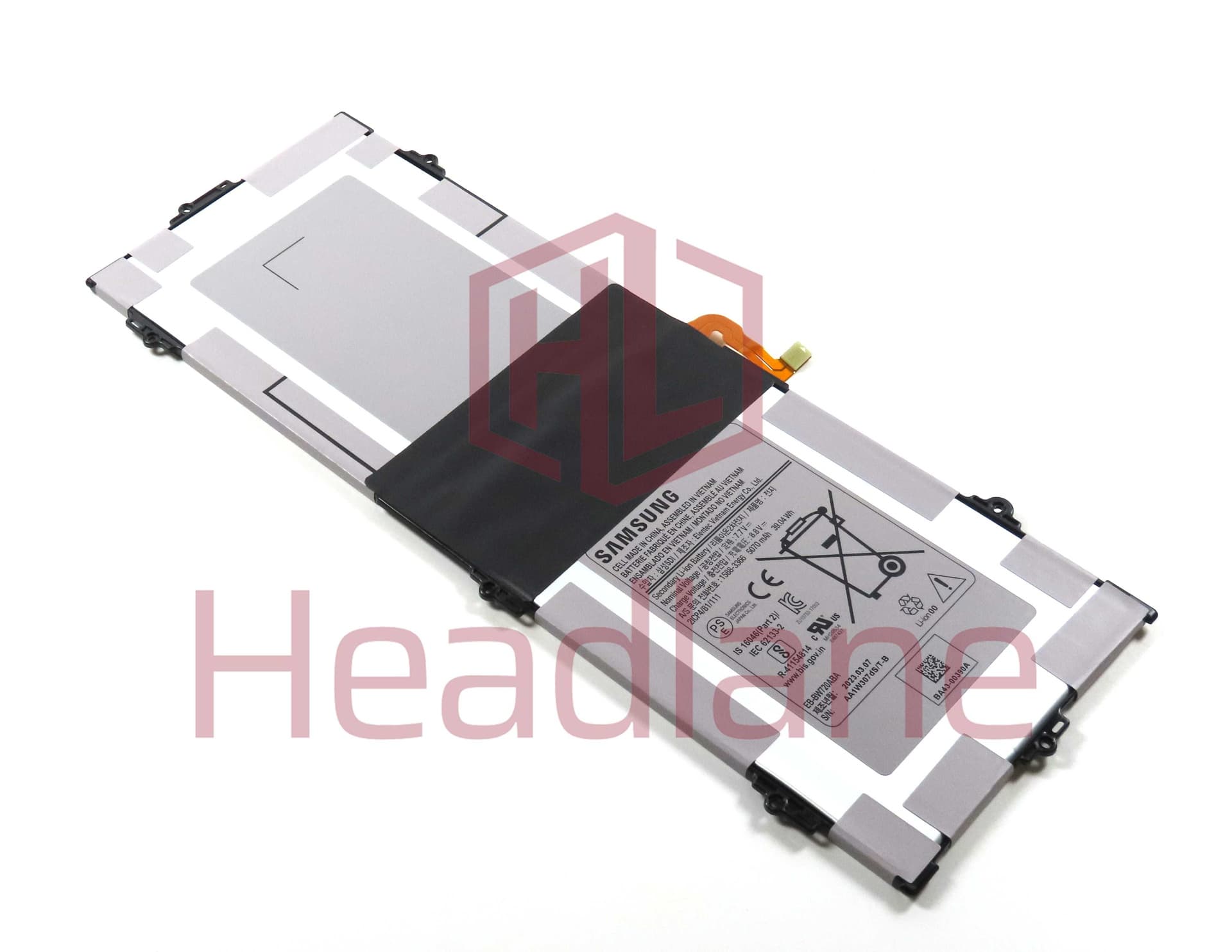 Samsung SM-W720 W727 W728 XE310XBA XE350XBA Galaxy Book 12" / Chromebook 4 11.6"/ Chromebook 4+ 15.6" EB-BW720ABA Internal Battery - BA43-00390A - Samsung Replacement Part