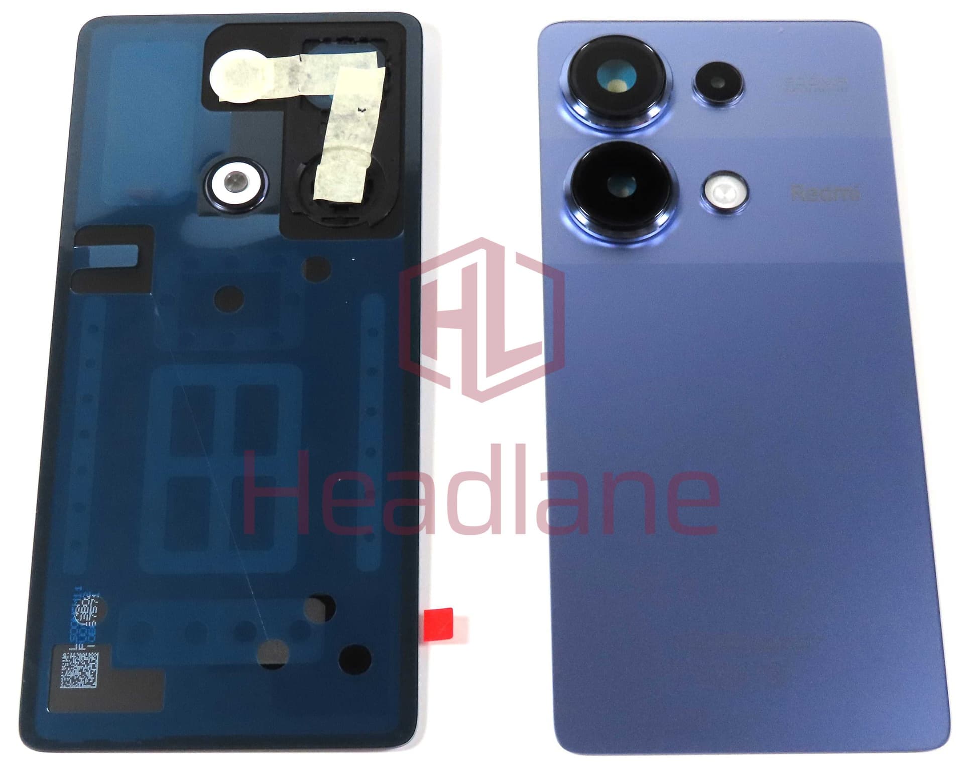 Xiaomi Redmi Note 13 Pro Back / Battery Cover - Purple - 56000600N600 - Xiaomi Replacement Part