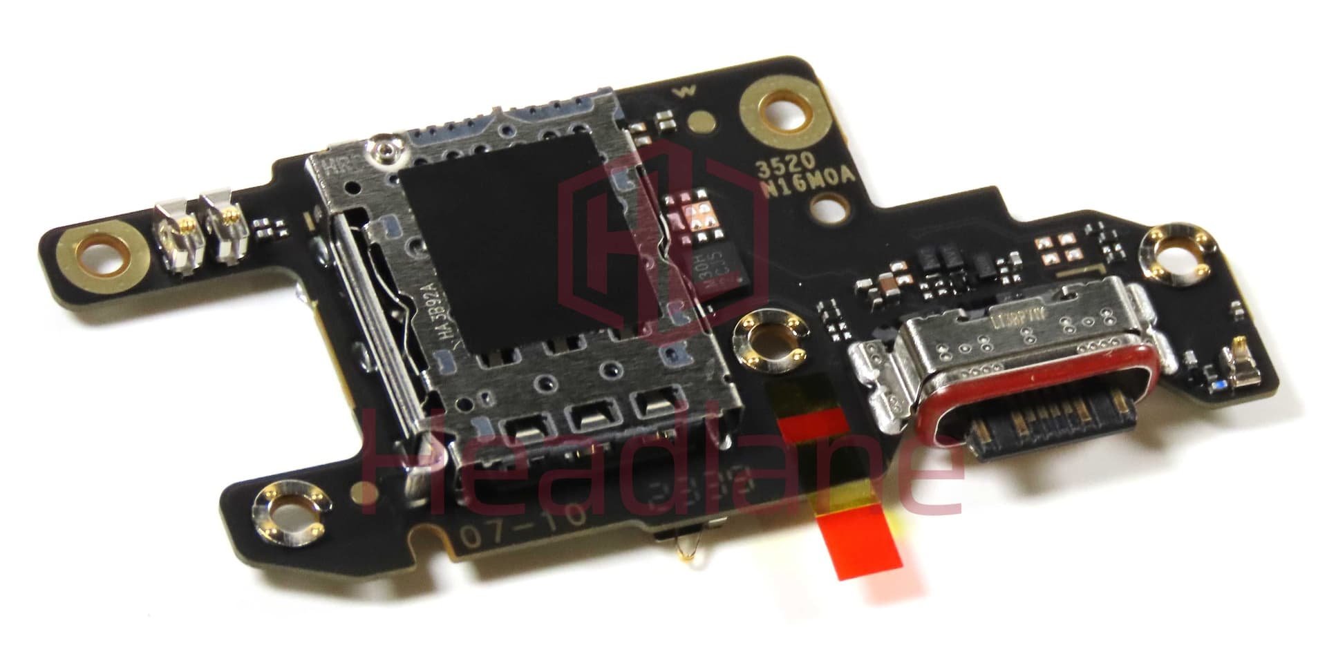 Xiaomi Redmi Note 13 Pro 5G Charging Port Flex + SIM Card Reader - 5600040N1600 - Xiaomi Replacement Part