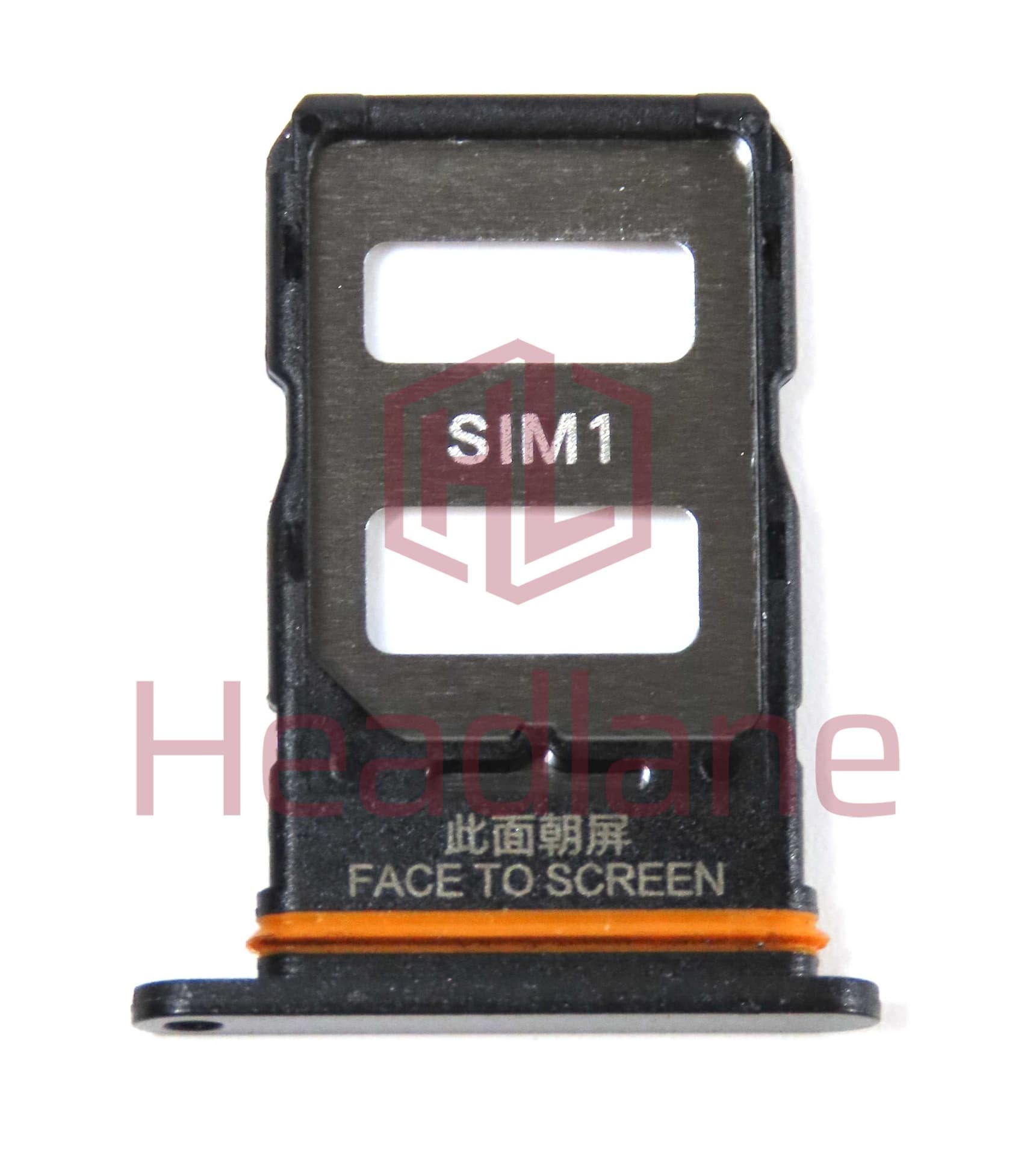 Xiaomi Redmi Note 13 Pro 5G SIM Card Tray - Black - 1611301000185A - Xiaomi Replacement Part