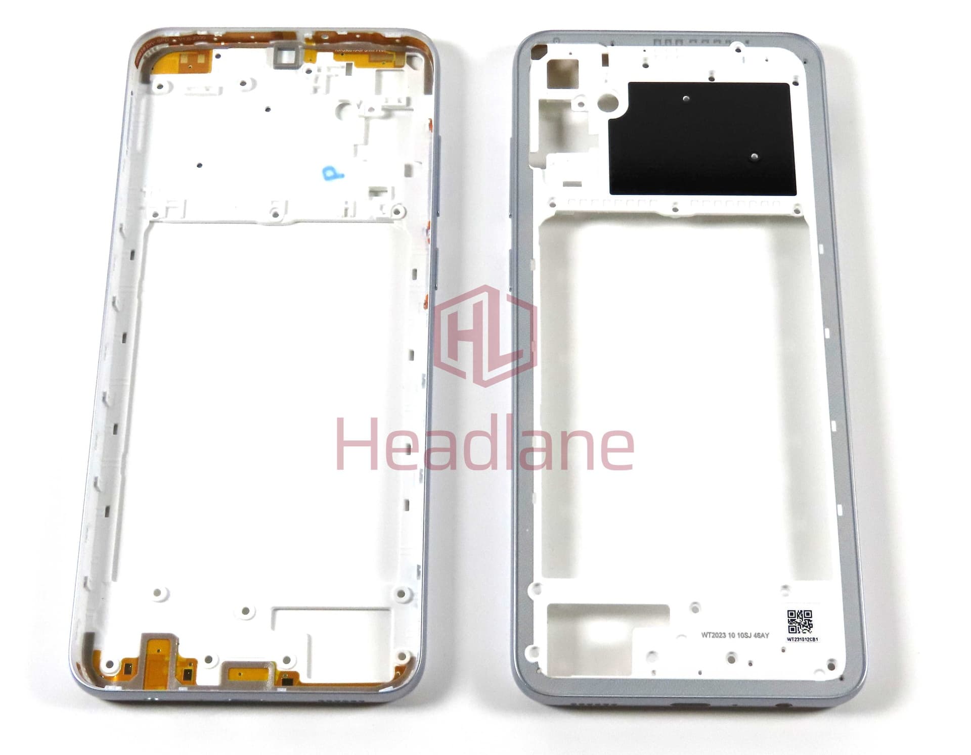 Samsung SM-A055 Galaxy A05 Middle Cover / Chassis - Silver - GH81-24219A - Samsung Replacement Part