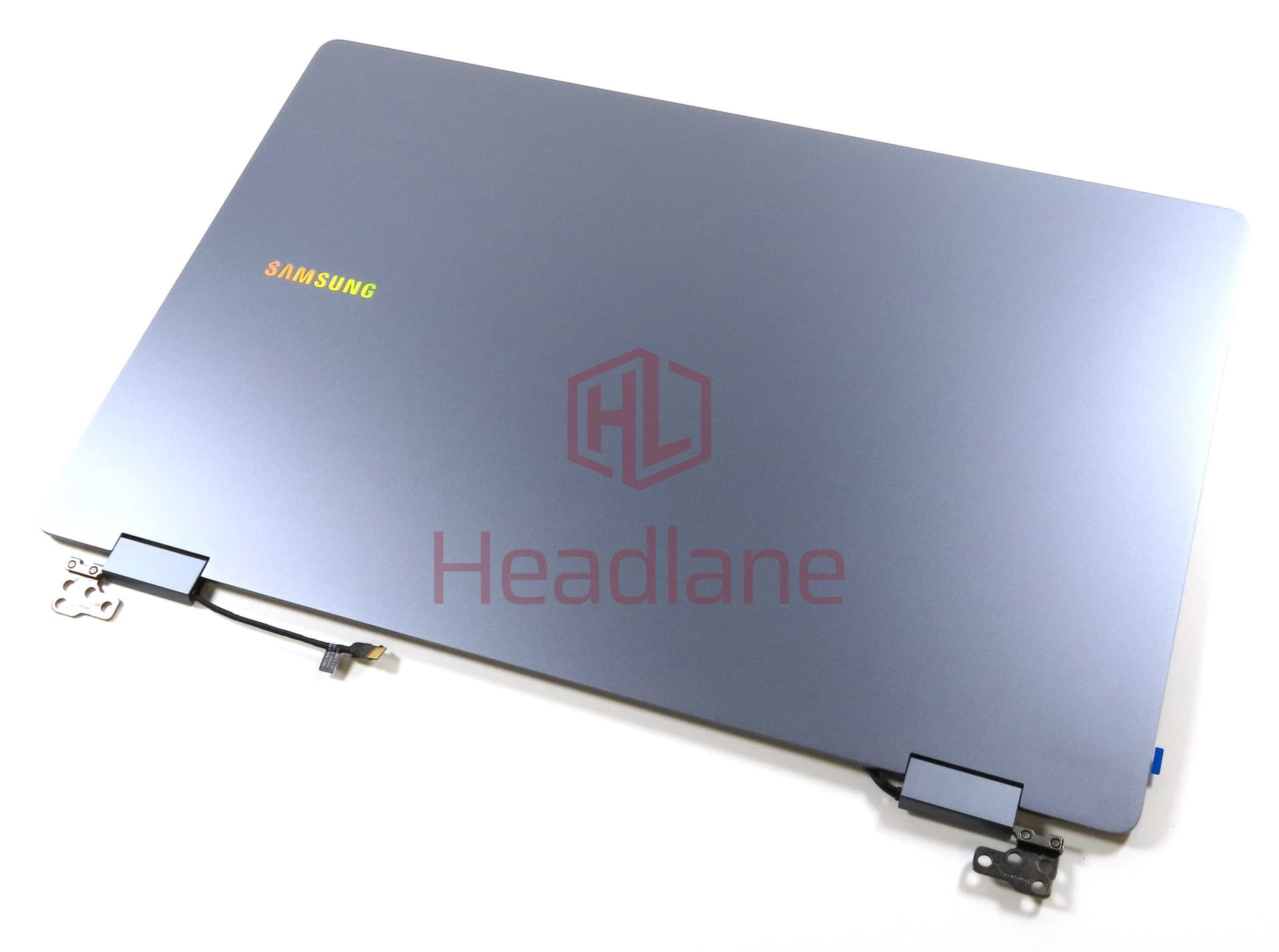 Samsung NP750QGK Galaxy Book4 360 15.6" OLED / AMOLED Display / Screen + Hinge + Lid - Grey - BA96-08612A - Samsung Replacement Part