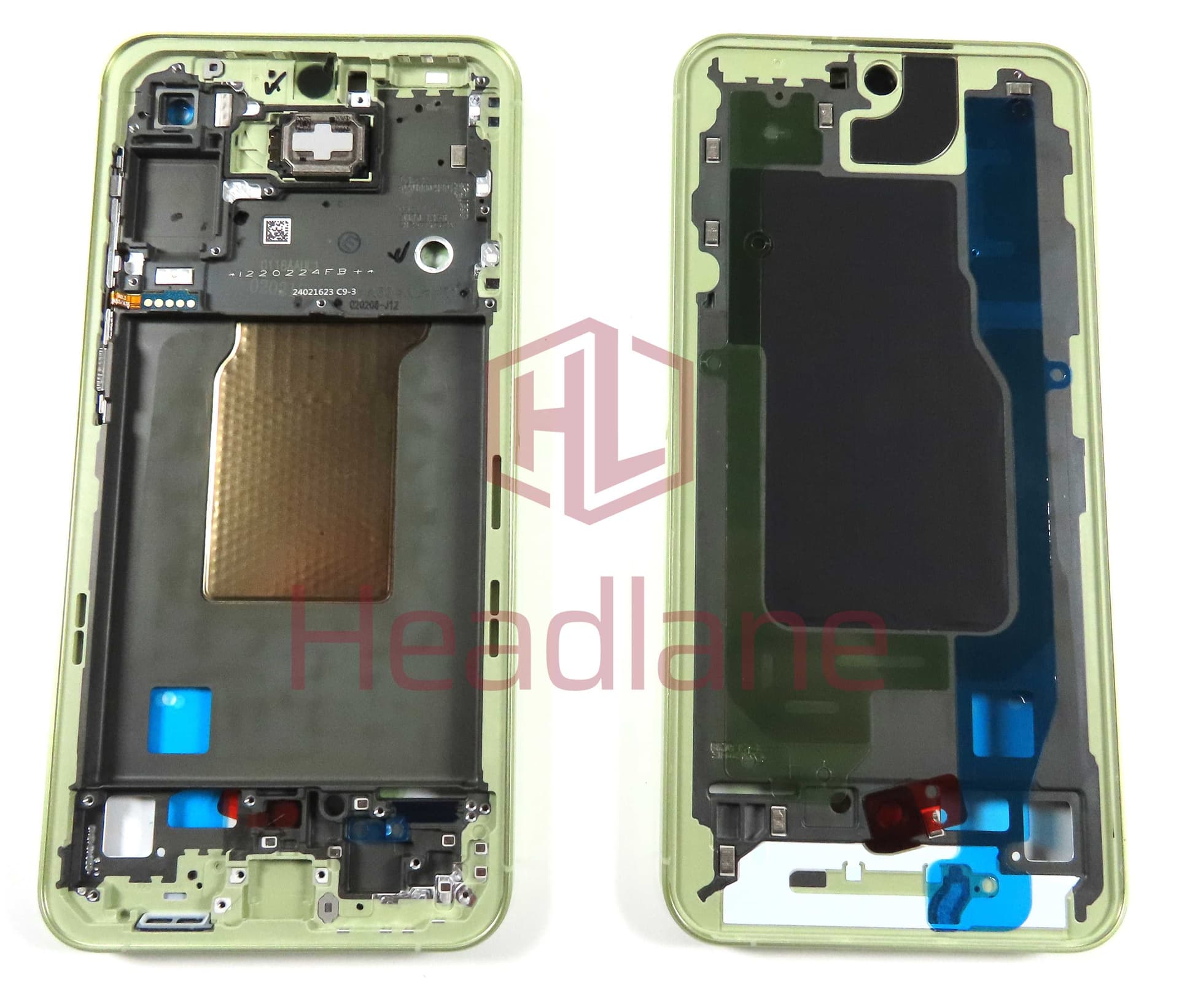 Samsung SM-A556 Galaxy A55 5G Display Frame - Yellow (Awesome Lemon) - GH82-34309D - Samsung Replacement Part