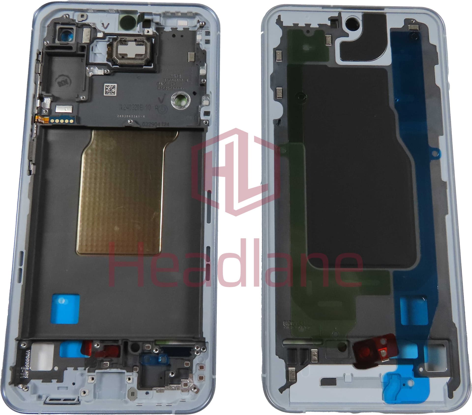 Samsung SM-A556 Galaxy A55 5G Display Frame - Blue (Awesome Iceblue) - GH82-34309B - Samsung Replacement Part