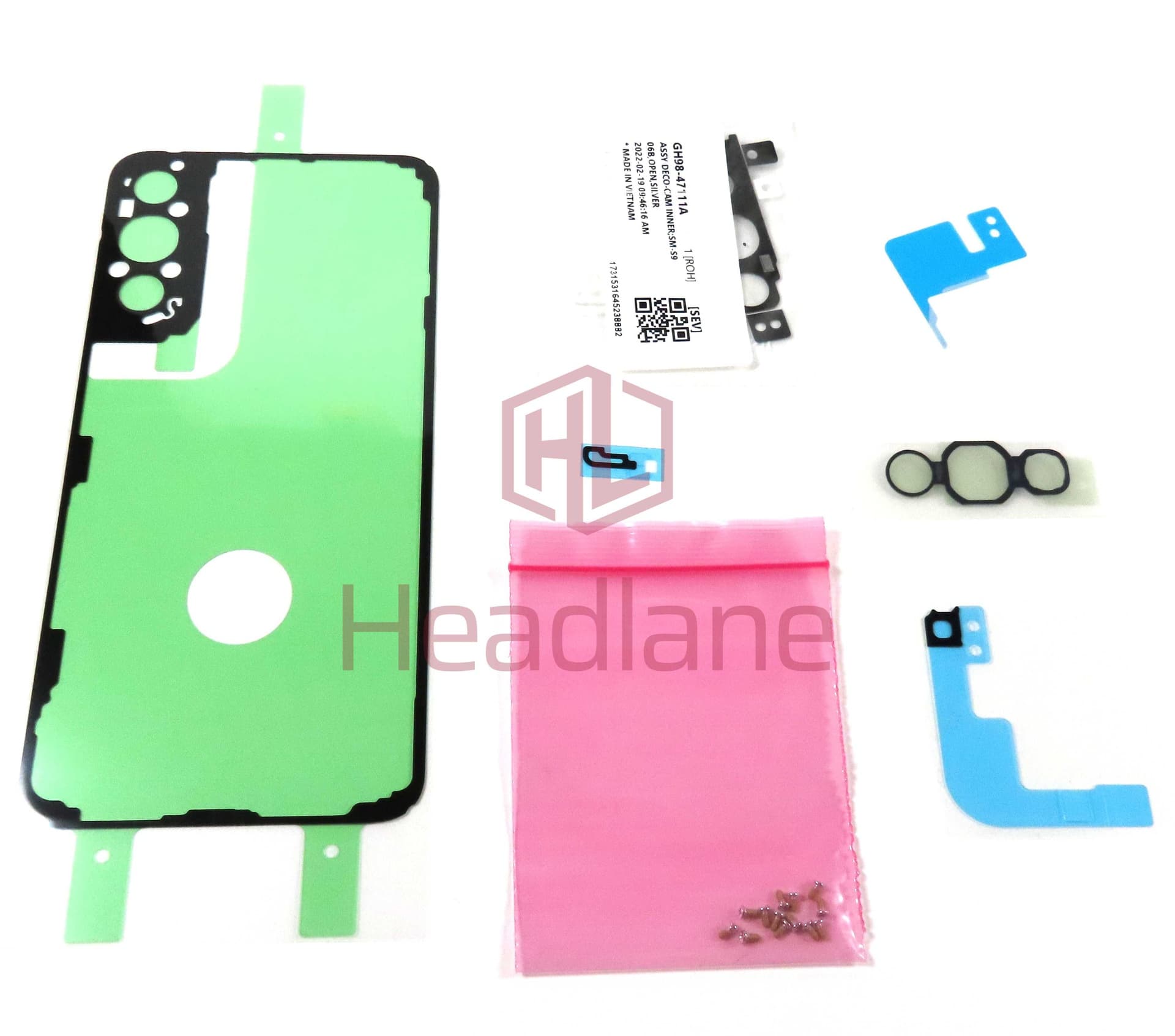 Samsung SM-S906 Galaxy S22+ / Plus Bottom Speaker Repair Rework Adhesive / Sticker Kit - GH82-33507A - Samsung Replacement Part