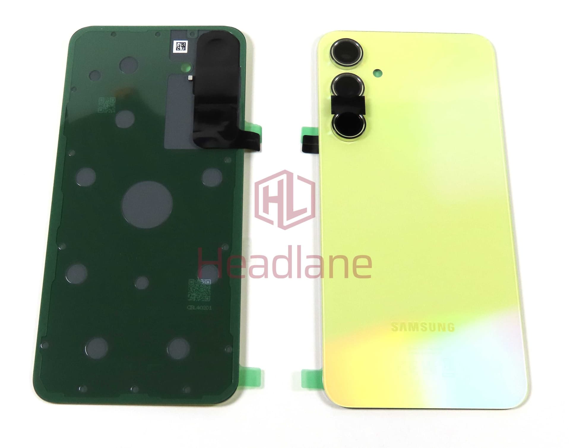 Samsung SM-A556 Galaxy A55 5G Back / Battery Cover - Yellow (Awesome Lemon) - GH82-34284D - Samsung Replacement Part