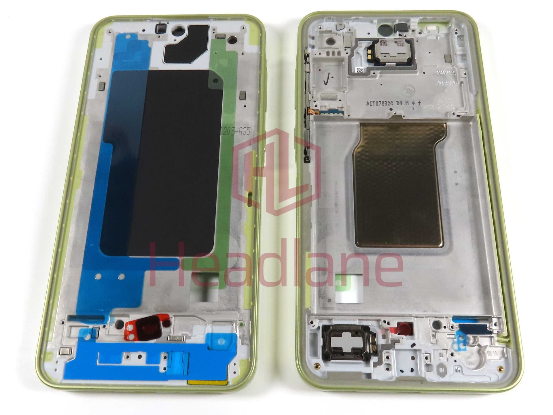 Samsung SM-A356 Galaxy A35 5G Display Frame - Yellow (Awesome Lemon) - GH82-34225D - Samsung Replacement Part