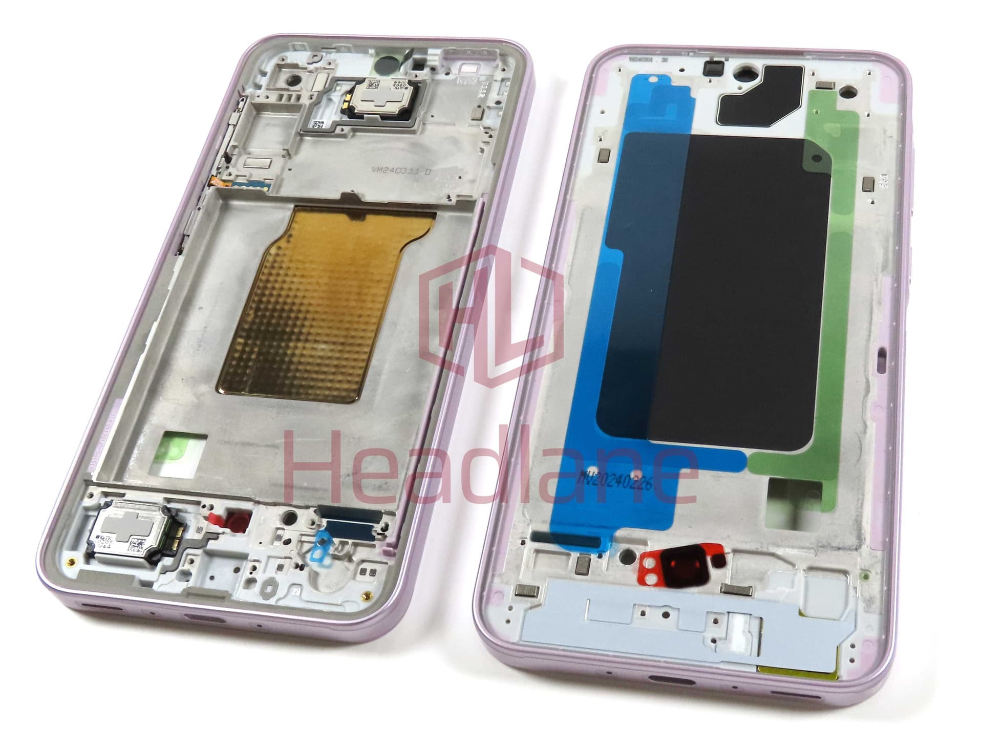 Samsung SM-A356 Galaxy A35 5G Display Frame - Pink (Awesome Lilac) - GH82-34225C - Samsung Replacement Part