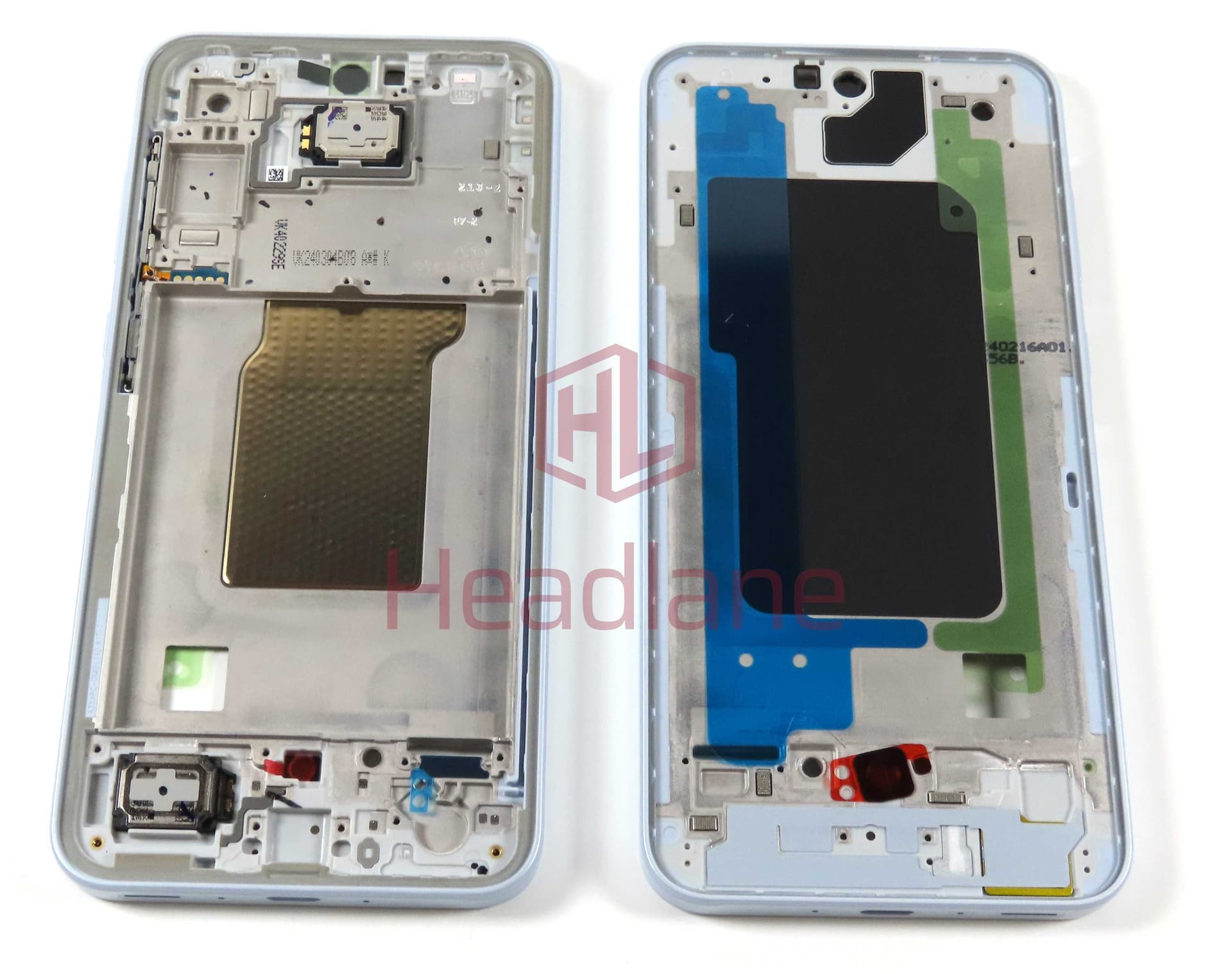 Samsung SM-A356 Galaxy A35 5G Display Frame - Blue (Awesome Iceblue) - GH82-34225B - Samsung Replacement Part