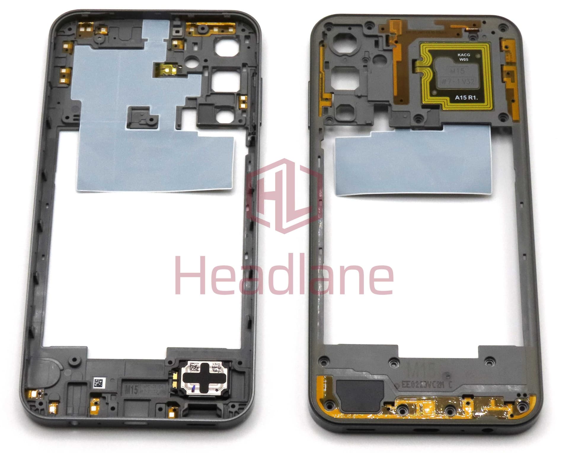 Samsung SM-M156 Galaxy M15 5G Middle Cover / Chassis - Grey - GH82-34753B - Samsung Replacement Part