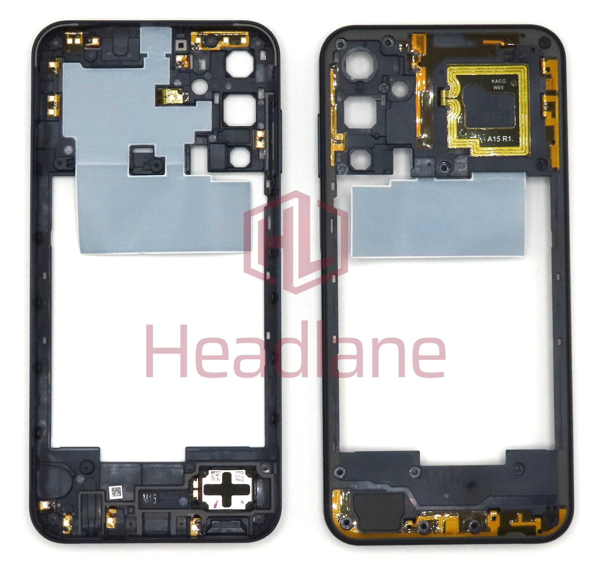 Samsung SM-M156 Galaxy M15 5G Middle Cover / Chassis - Dark Blue - GH82-34753A - Samsung Replacement Part
