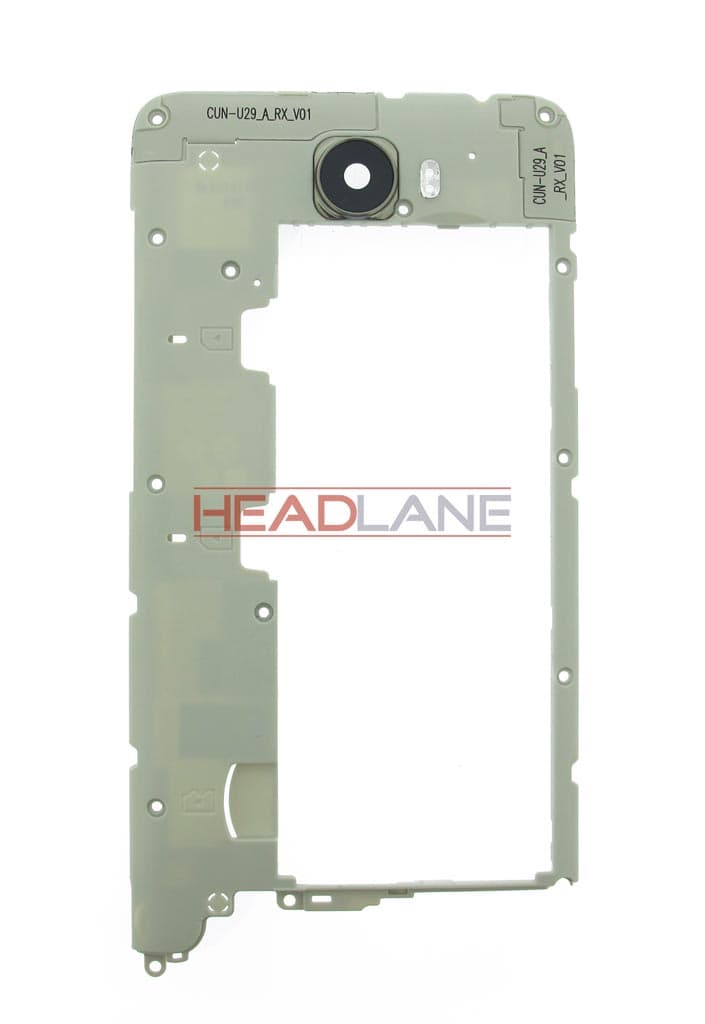 Huawei Y5-II Back Cover + Rear Camera Lens - Black - 97070MUE - Huawei Replacement Part