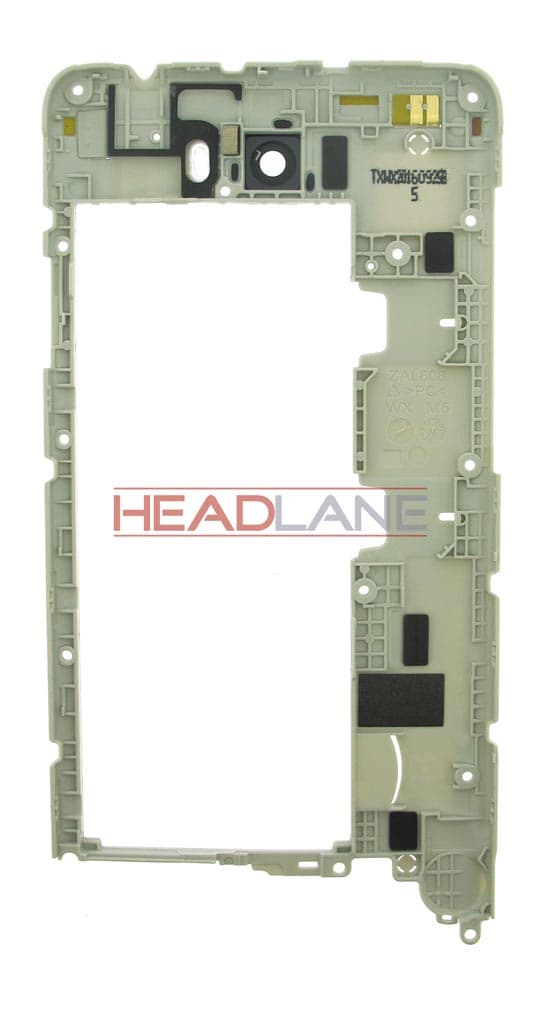 Huawei Y5-II Back Cover + Rear Camera Lens - White - 97070NPE - Huawei Replacement Part