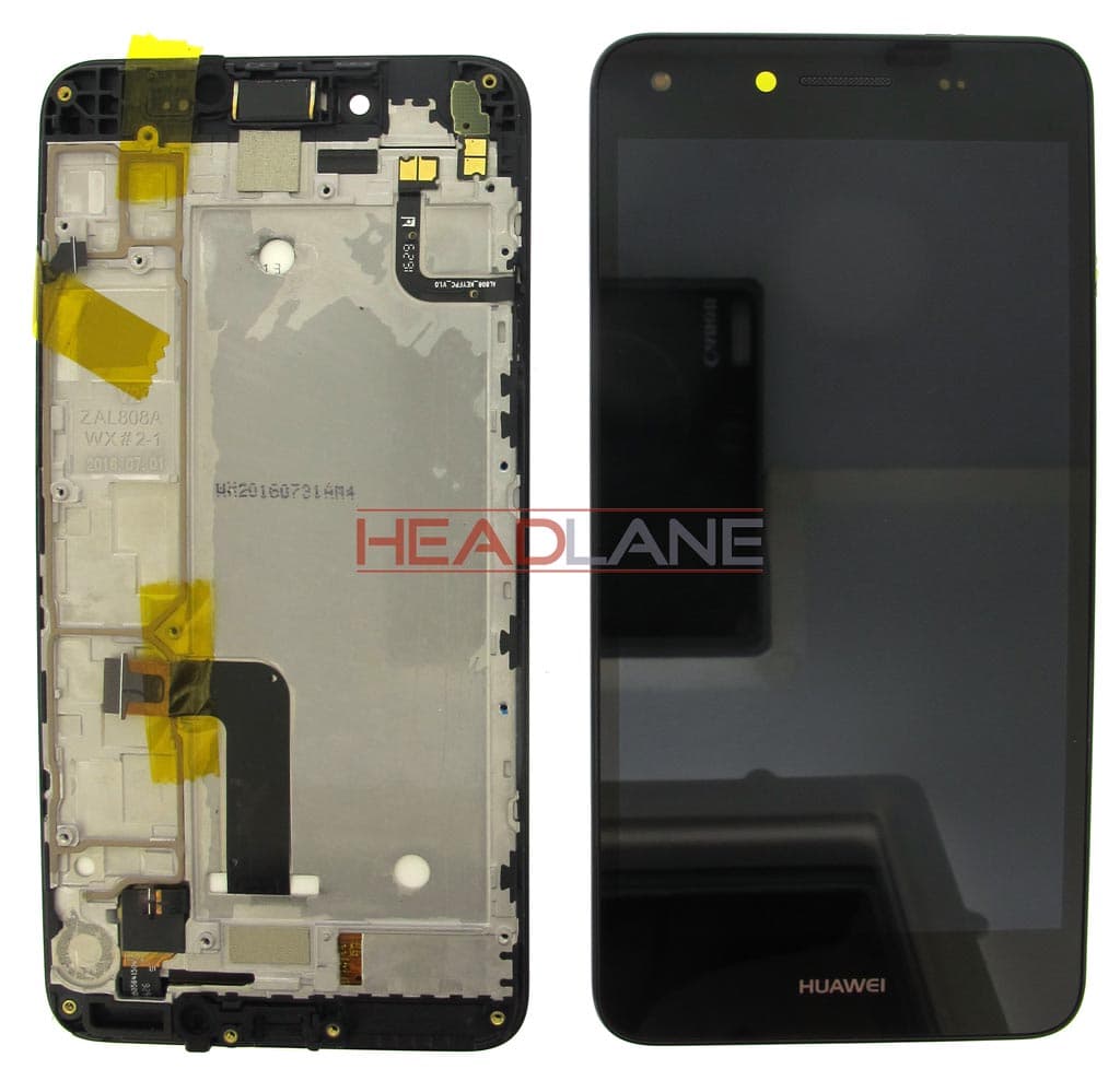 Huawei Y5-II LCD Display / Screen + Touch - Black - 97070MSD - Huawei Replacement Part