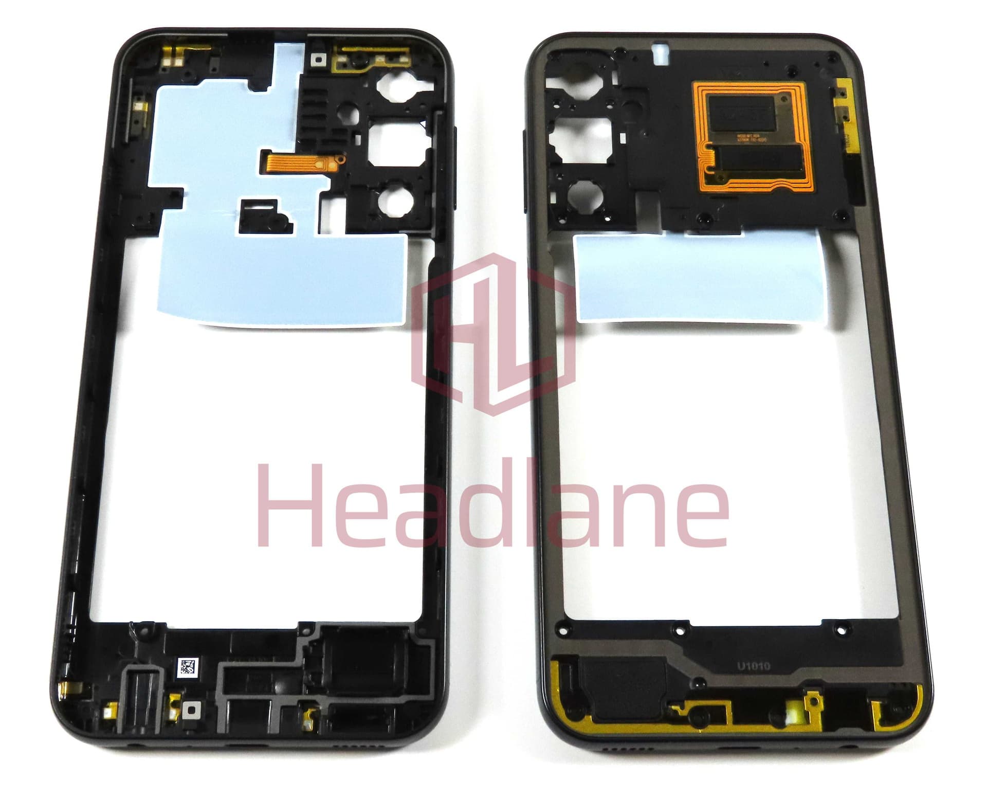 Samsung SM-A245 Galaxy A24 Middle Cover / Chassis - Black - GH98-48205A - Samsung Replacement Part