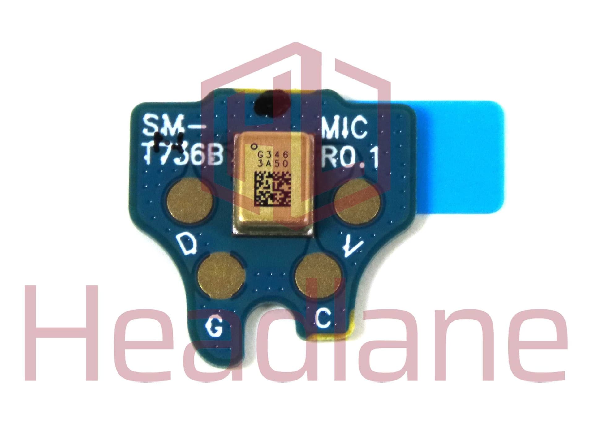 Samsung SM-T733 T736 Galaxy Tab S7 FE Microphone Board - GH59-15465A - Samsung Replacement Part