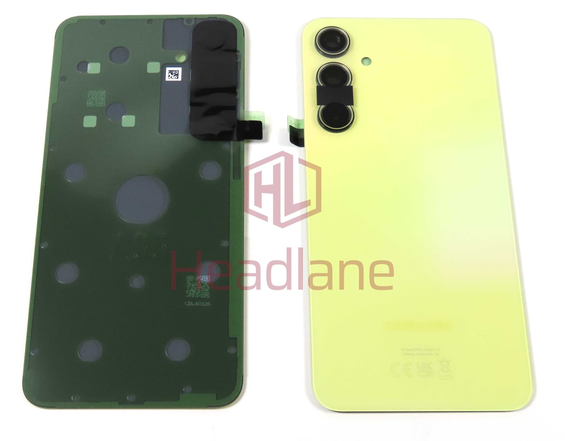 Samsung SM-A356 Galaxy A35 5G Back / Battery Cover - Yellow (Awesome Lemon) - GH82-33986D - Samsung Replacement Part