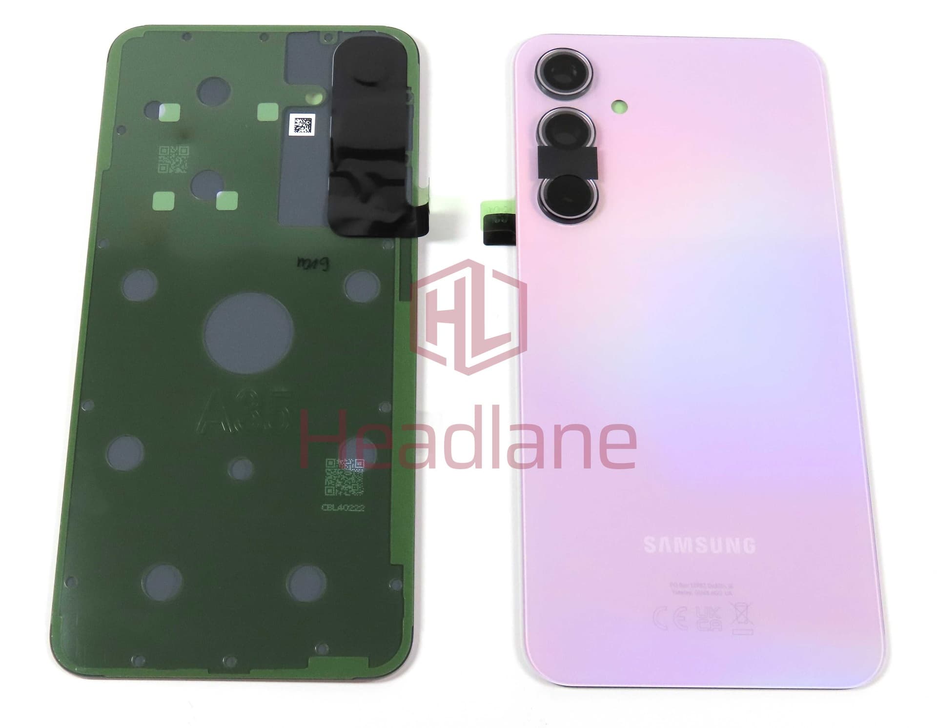 Samsung SM-A356 Galaxy A35 5G Back / Battery Cover - Pink (Awesome Lilac) - GH82-33986C - Samsung Replacement Part
