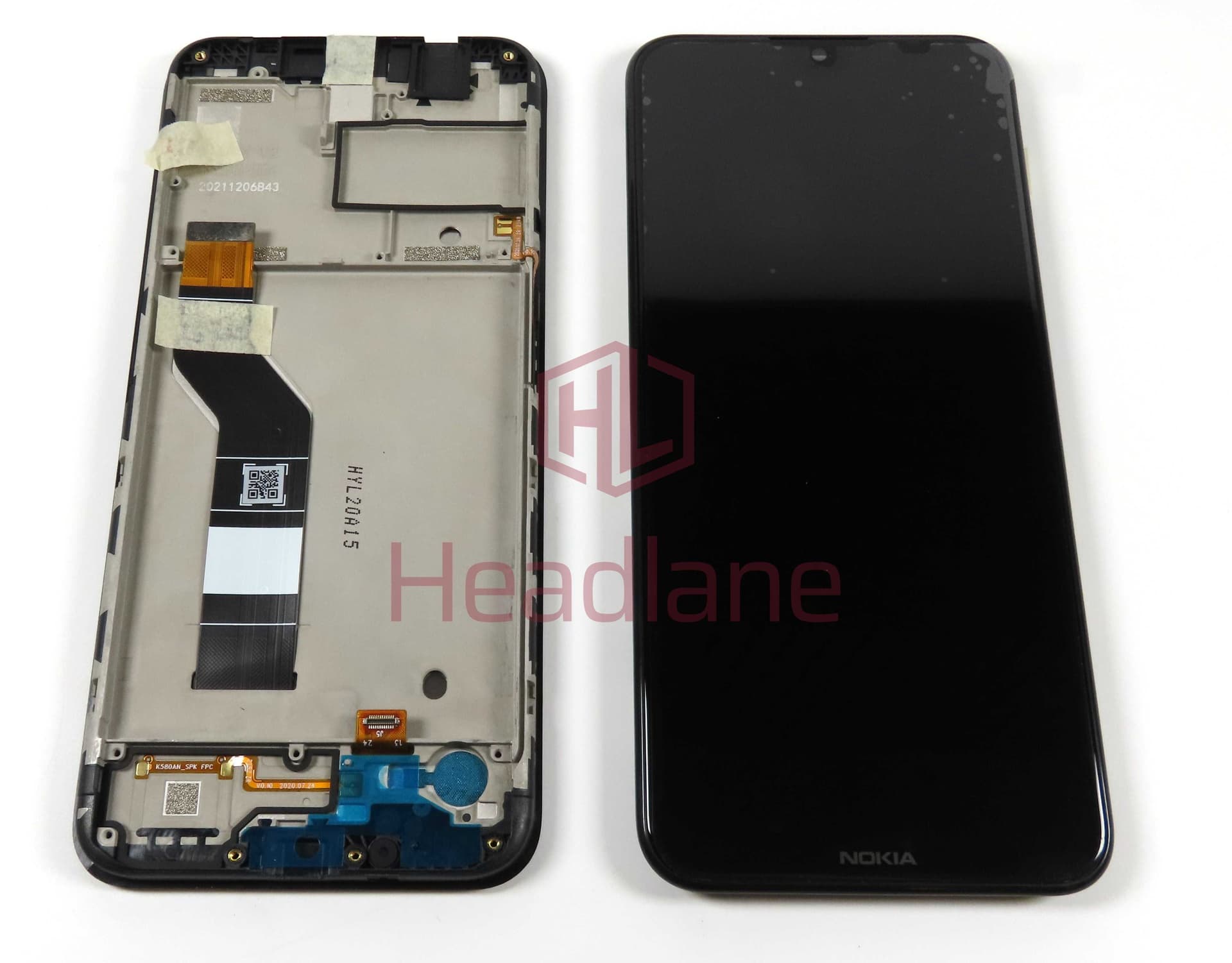 Nokia TA-1322 TA-1323 TA-1329 1.4 LCD Display / Screen + Touch - S101BTX130000 - Nokia (HMD) Replacement Part