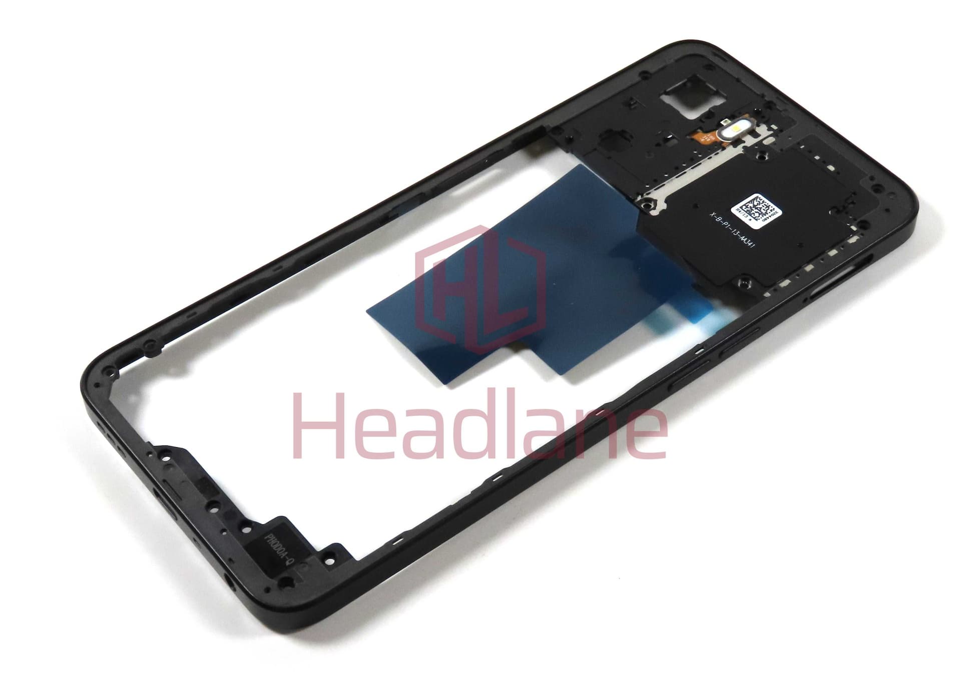 Oppo CPH2385 A57s / A77 Middle Cover / Chassis - Black - 4130251 - Oppo Replacement Part