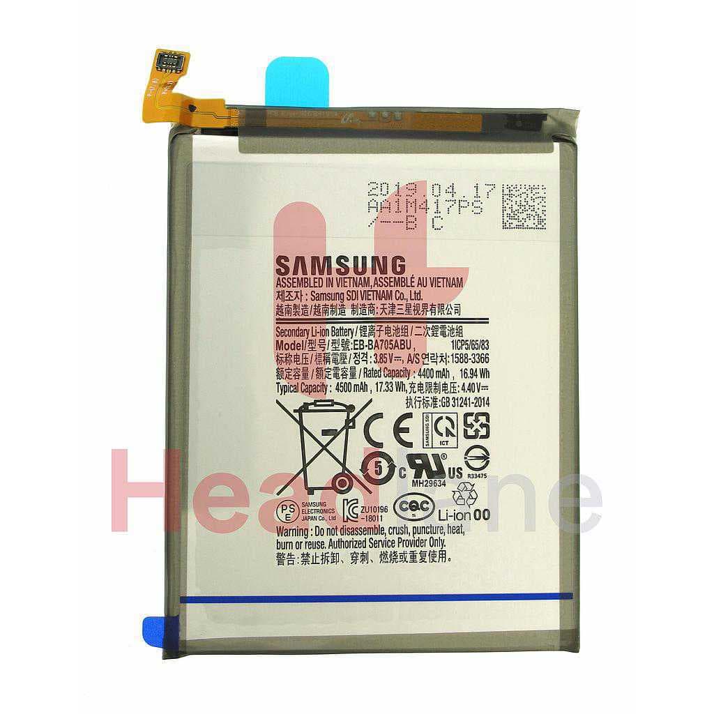 Samsung SM-A705 Galaxy A70 Internal Battery EB-BA705ABU (No Box) - GH82-19746A-NB - Samsung Replacement Part