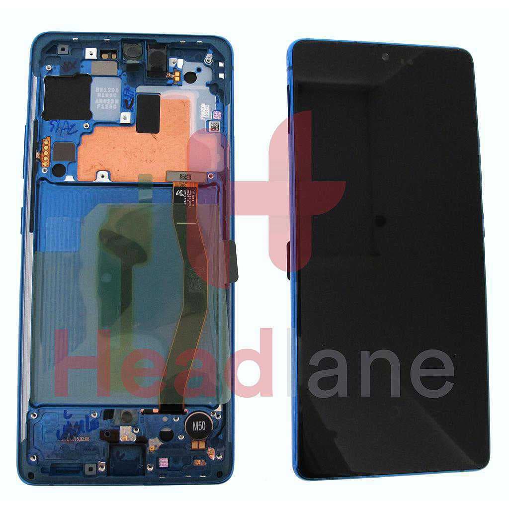 Samsung SM-G770 Galaxy S10 Lite LCD Display / Screen + Touch - Blue (No Box) - GH82-21672C-NB - Samsung Replacement Part
