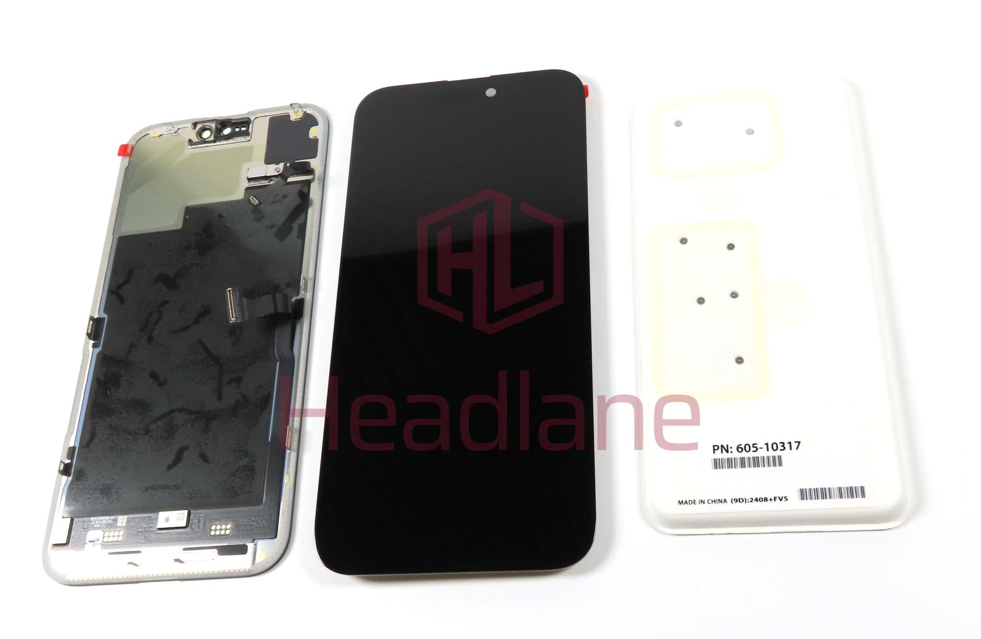 Apple iPhone 15 Pro Max OLED Display / Screen (Service Pack - Repacked) - 661-36915-RP - Unknown Replacement Part