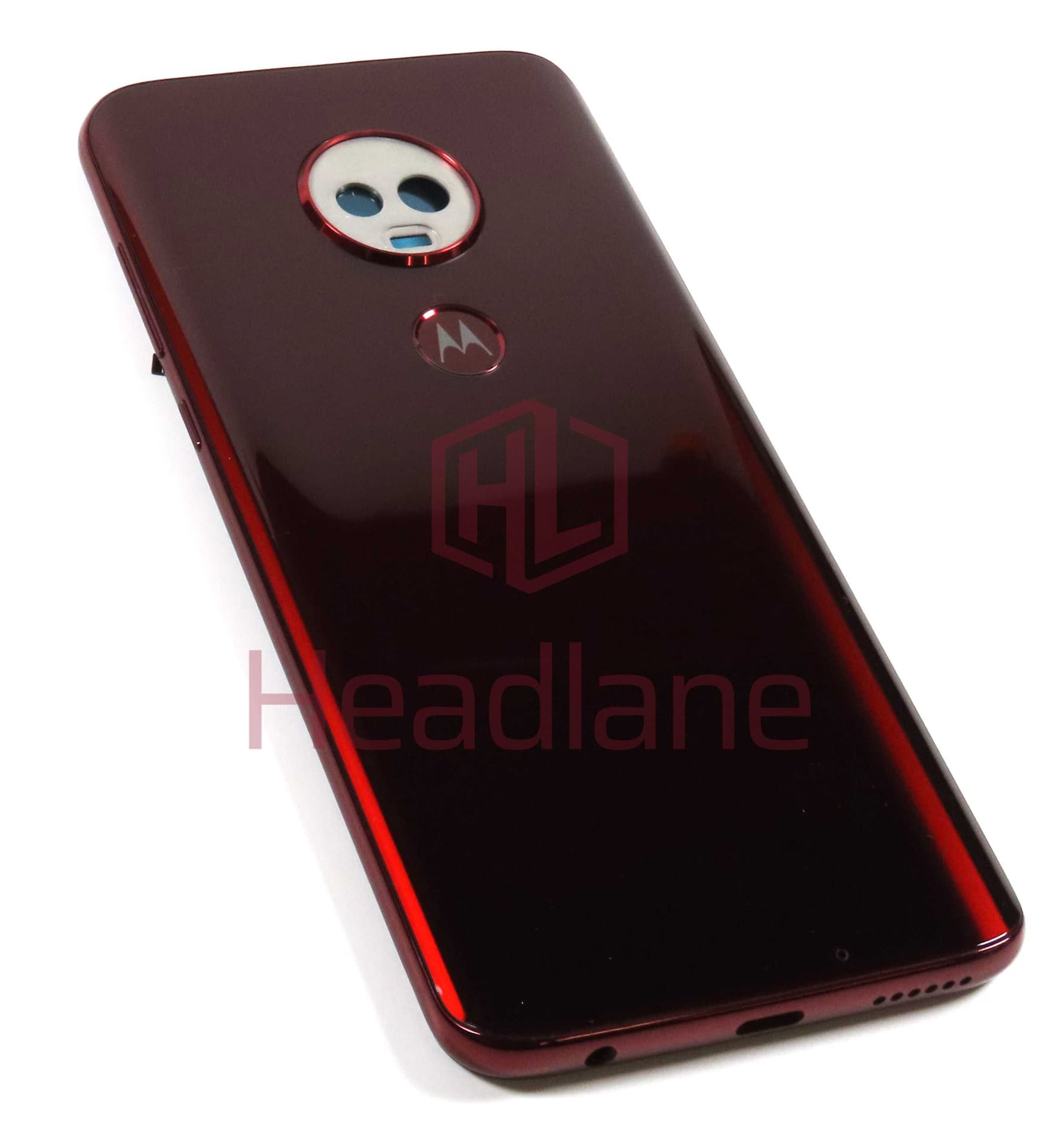 Motorola XT1965 Moto G7 Plus Middle Cover / Chassis / Back / Battery Cover - Red - 5S58C13148 - Lenovo / Motorola Replacement Part
