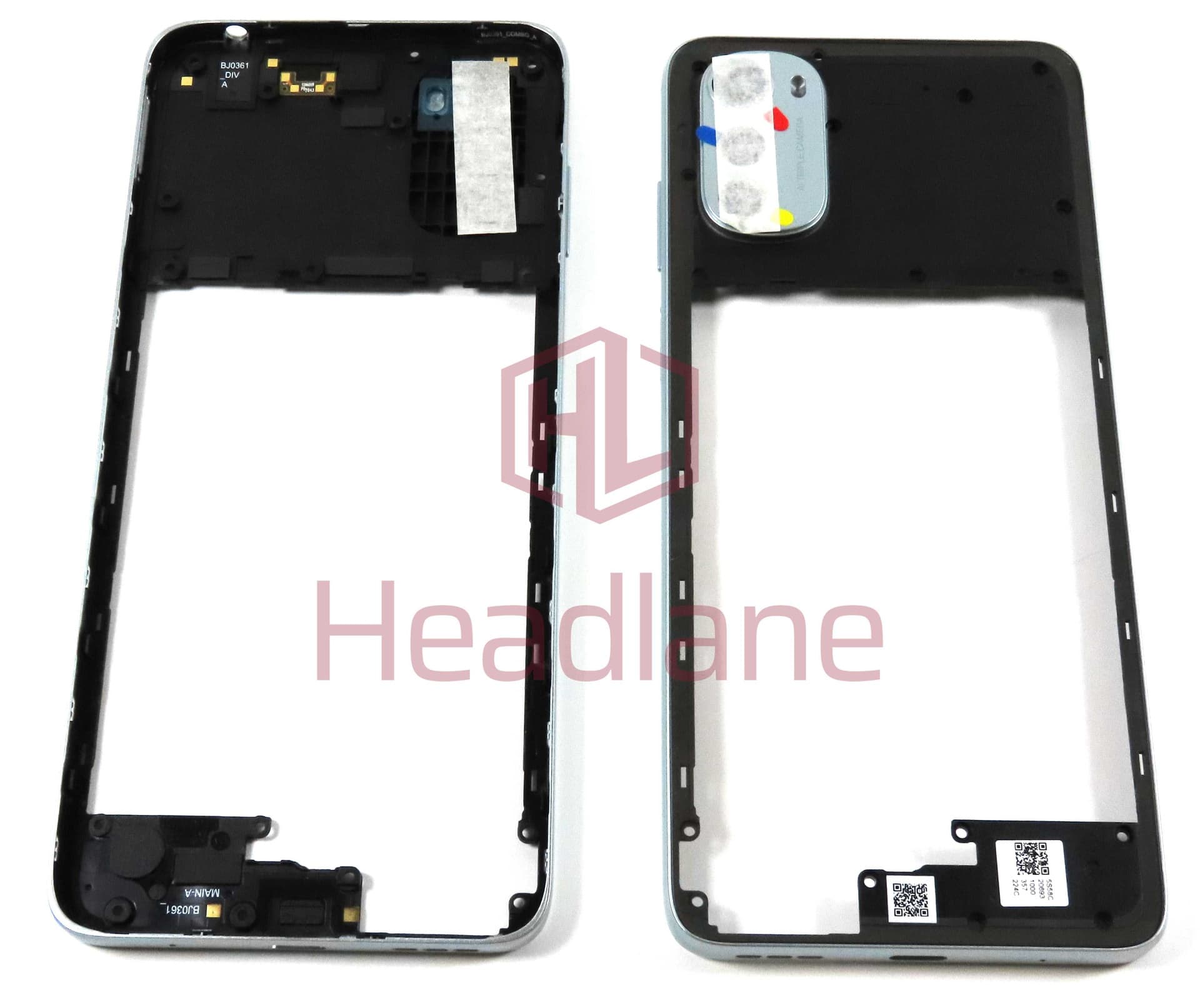 Motorola XT2227 Moto E32 Middle Cover / Chassis - Silver - 5S58C20693 - Lenovo / Motorola Replacement Part