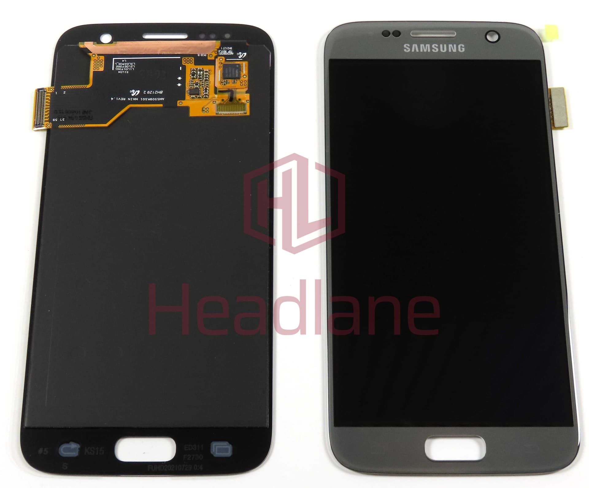 Samsung SM-G930F Galaxy S7 LCD Display / Screen + Touch - Silver (No Box) - GH97-18523B-NB - Samsung Replacement Part