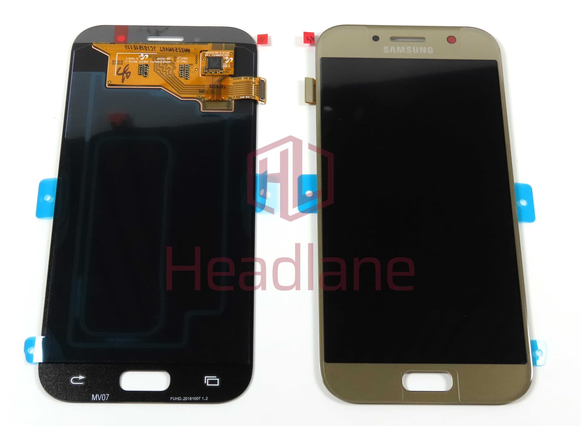 Samsung SM-A520 Galaxy A5 (2017) LCD Display / Screen + Touch - Gold (No Box) - GH97-19733B-NB - Samsung Replacement Part