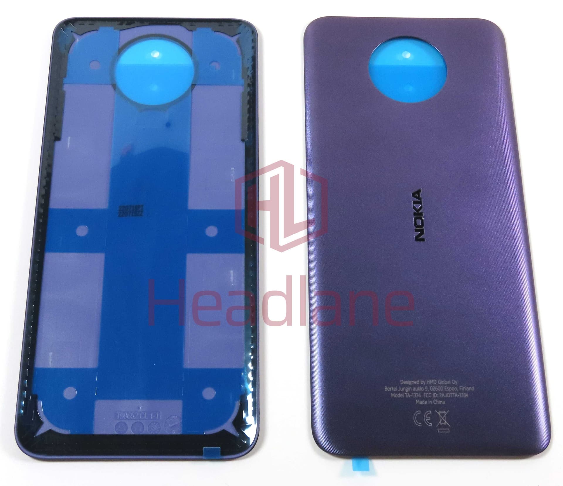 Nokia TA-1334 G10 Back / Battery Cover - Dusk - 712601020201 - Nokia (HMD) Replacement Part