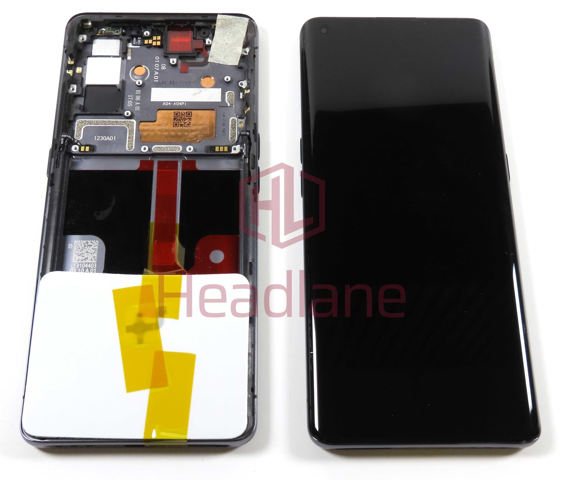 Oppo CPH2023 Find X2 LCD Display / Screen + Touch - Black - 4903795 - Oppo Replacement Part