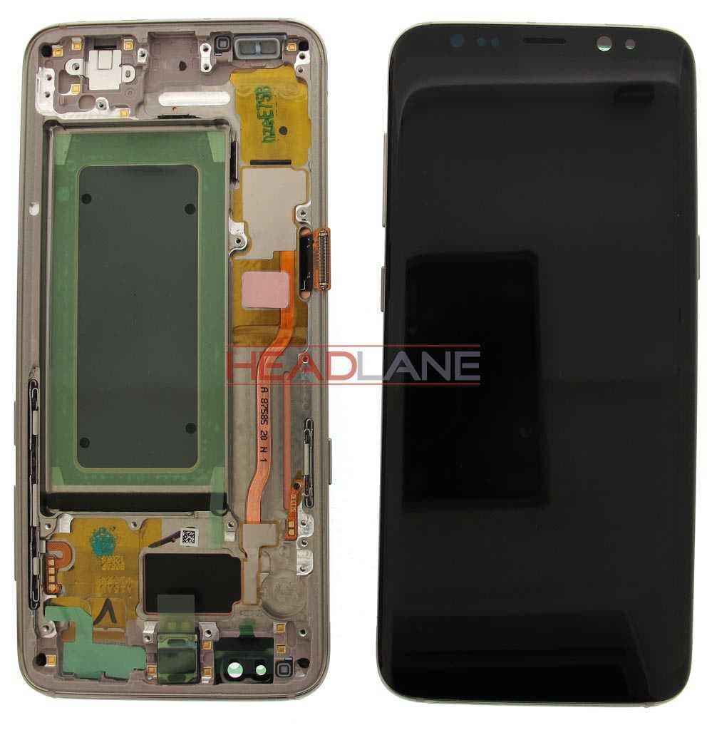 Samsung SM-G950 Galaxy S8 LCD Display / Screen + Touch - Gold (No Box) - GH97-20457F-NB - Samsung Replacement Part