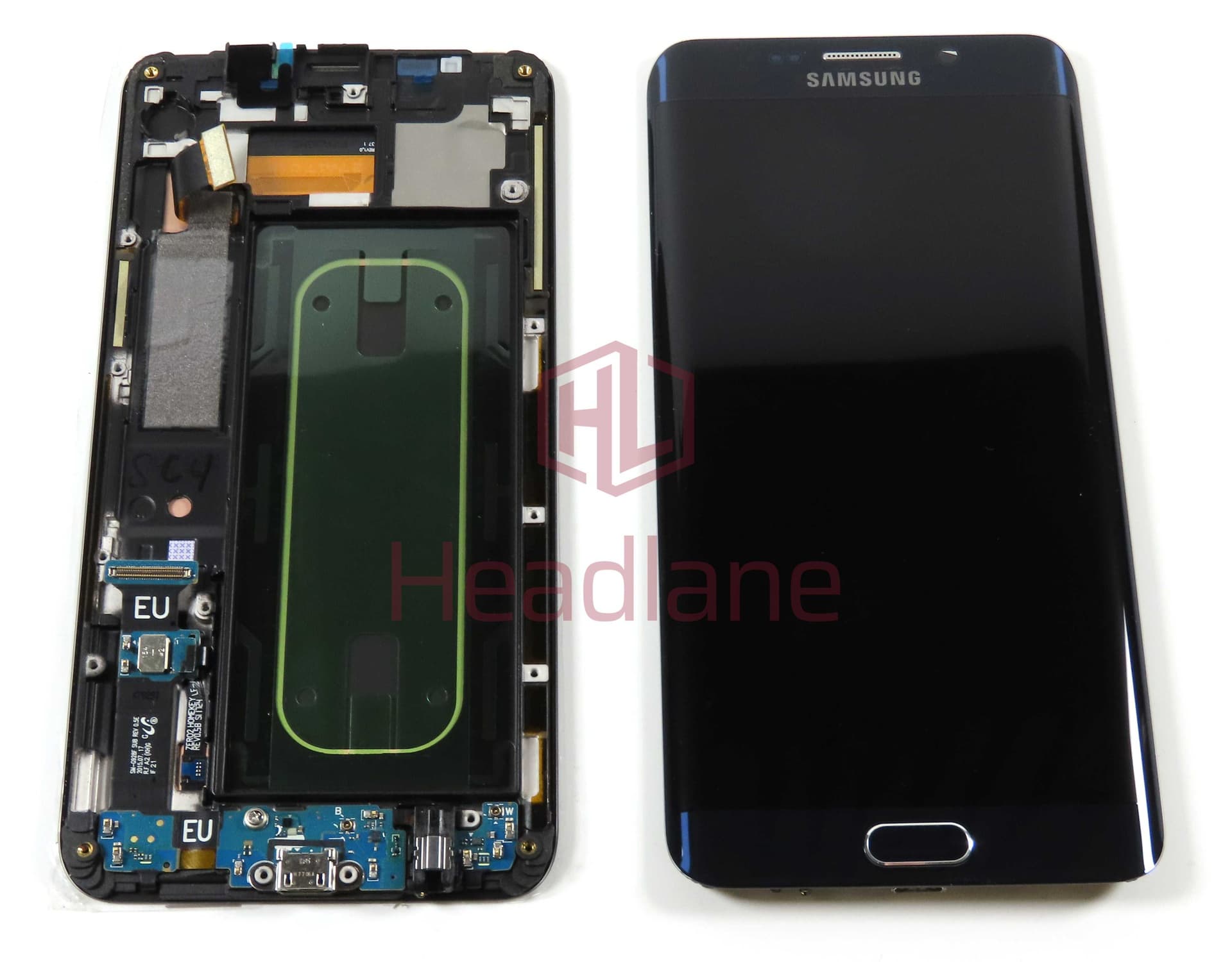 Samsung SM-G928F Galaxy S6 Edge+ LCD Display / Screen + Touch - Black (No Box) - GH97-17819B-NB - Samsung Replacement Part