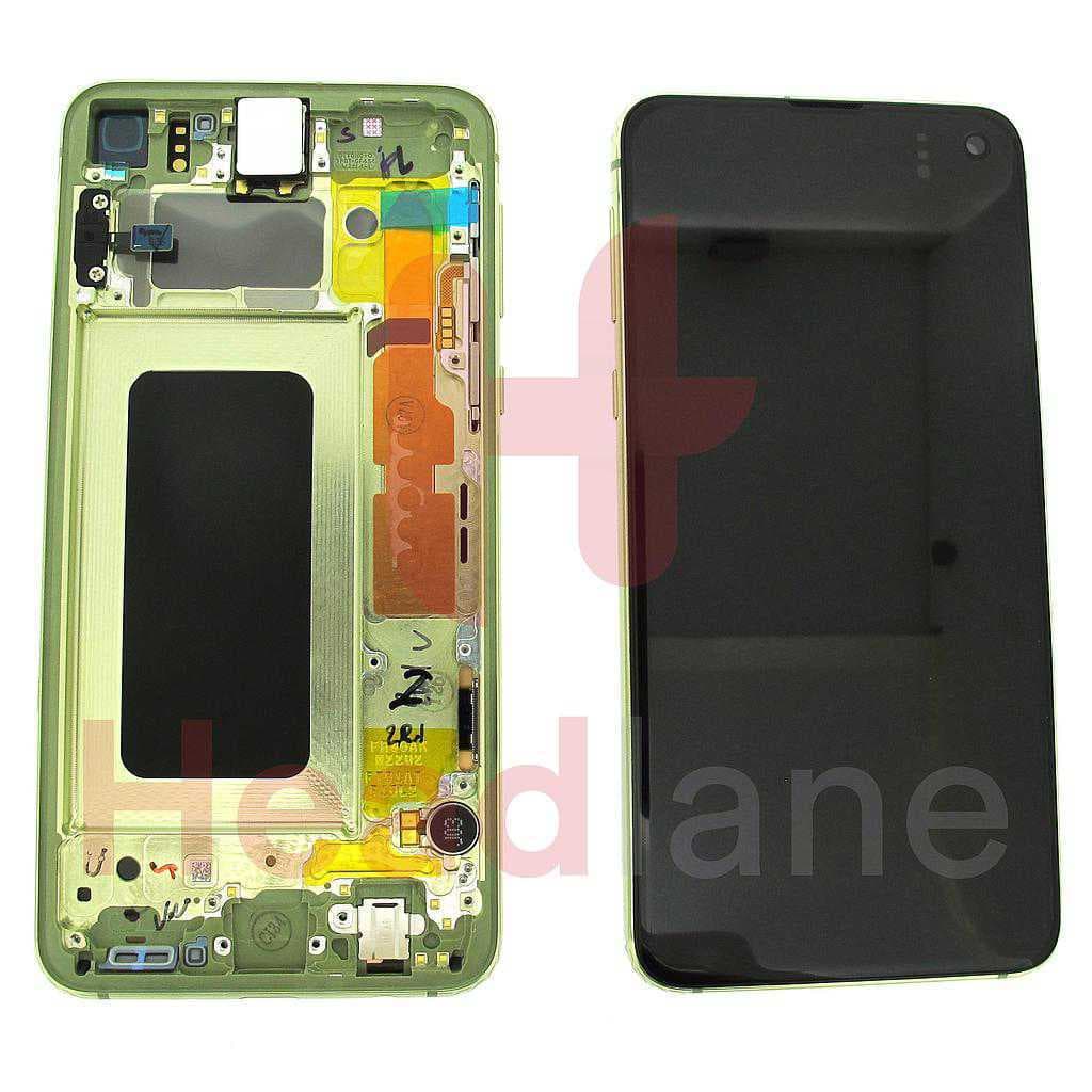 Samsung SM-G970 Galaxy S10E LCD Display / Screen + Touch - Canary Yellow (No Box) - GH82-18852G-NB - Samsung Replacement Part
